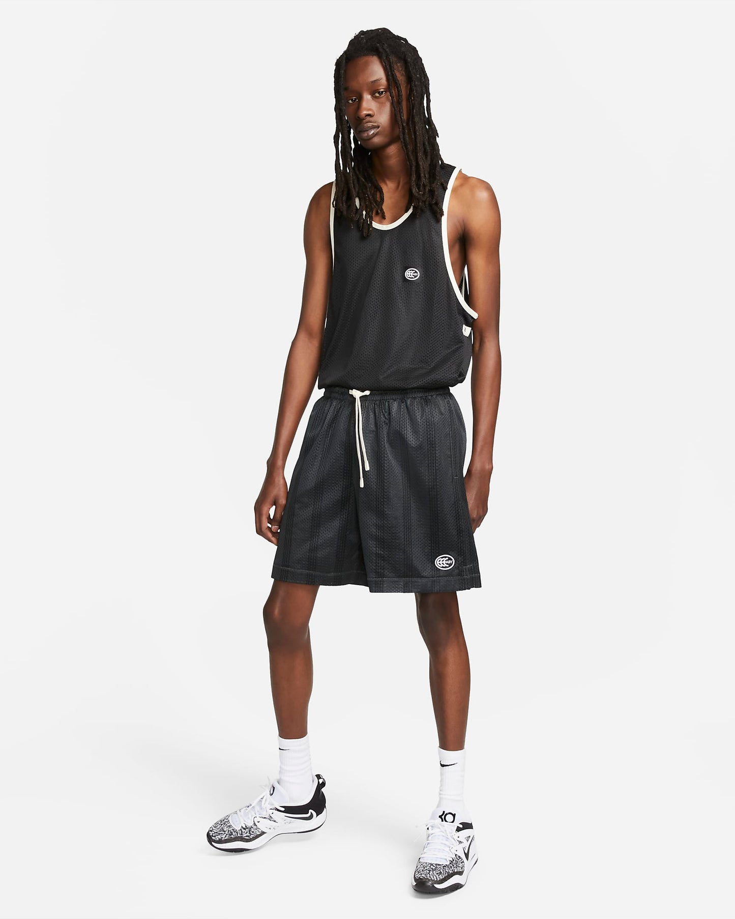 Kevin Durant Nike Dri-FIT Mesh Basketball Jersey | Black