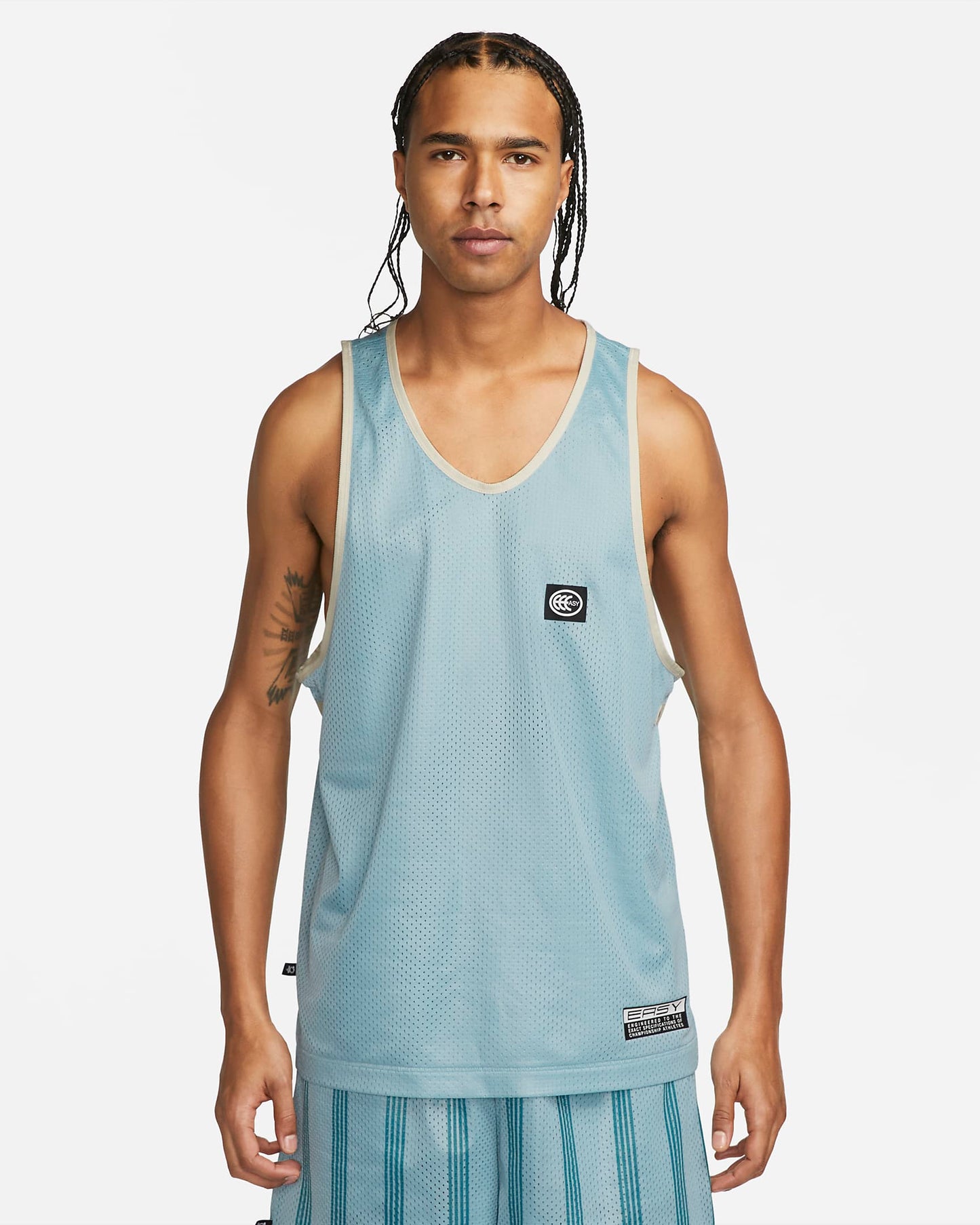 Kevin Durant Nike Dri-FIT Mesh Basketball Jersey | Ocean Bliss