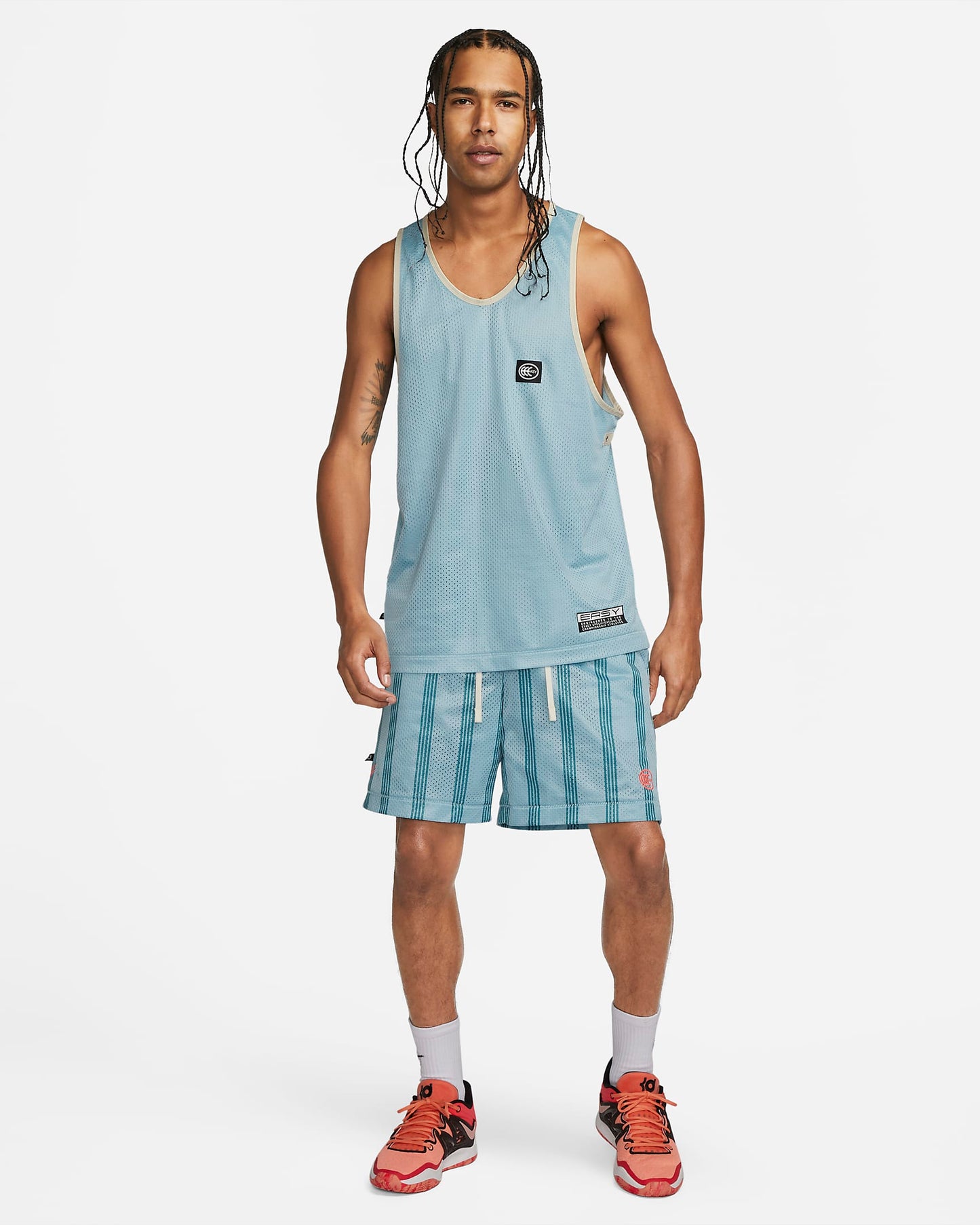 Kevin Durant Nike Dri-FIT Mesh Basketball Jersey | Ocean Bliss