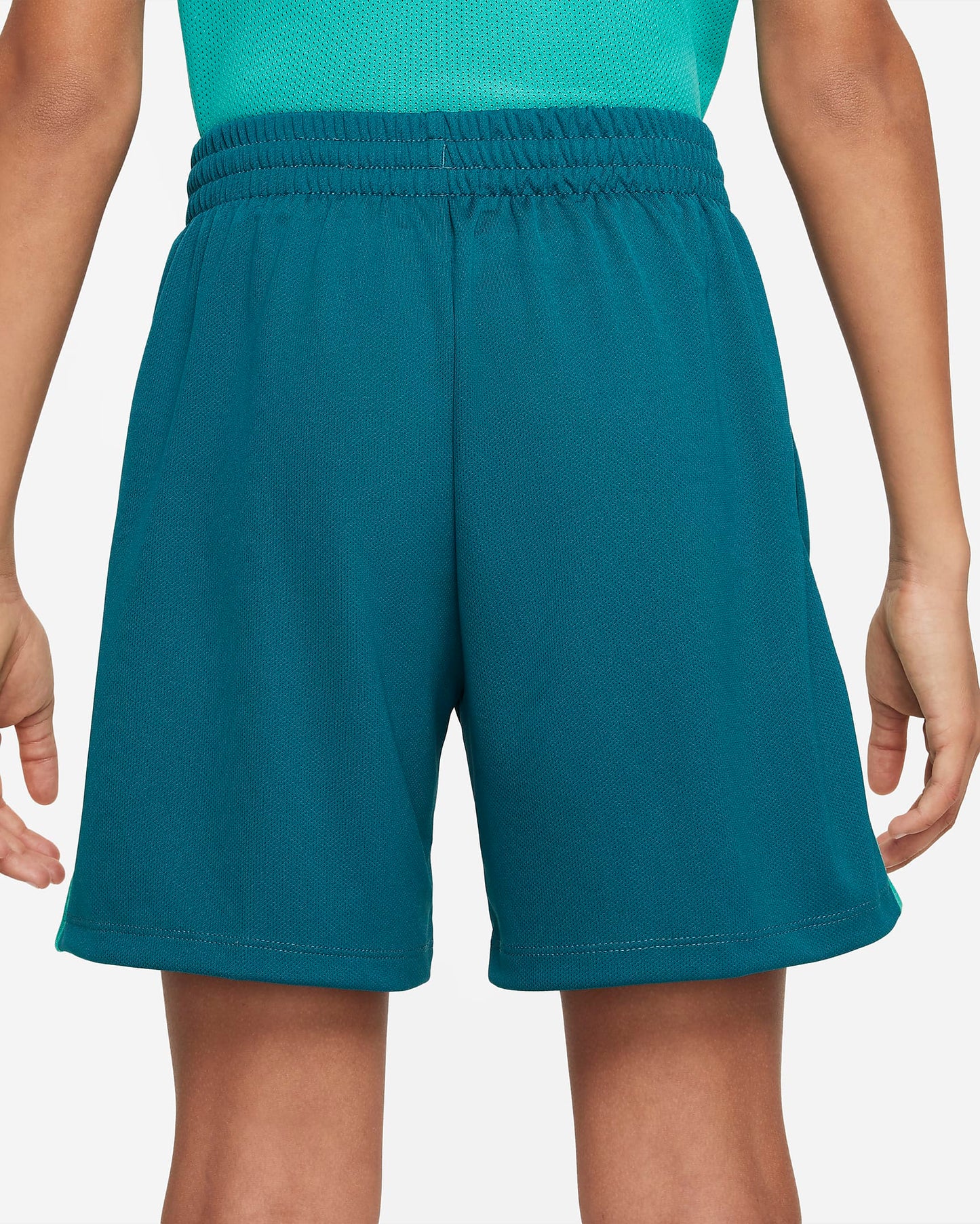 Nike Multi Older Boys' Dri-FIT Graphic Training Shorts | Geode Teal