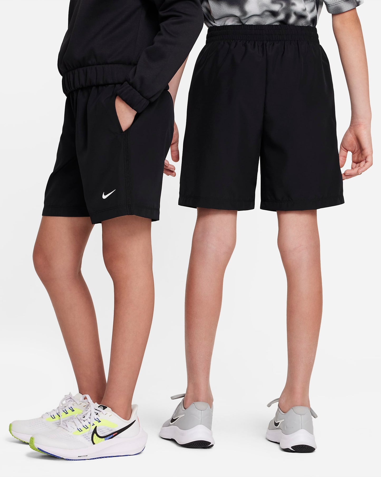 Nike Multi Older Boys' Dri-FIT Training Shorts | Black