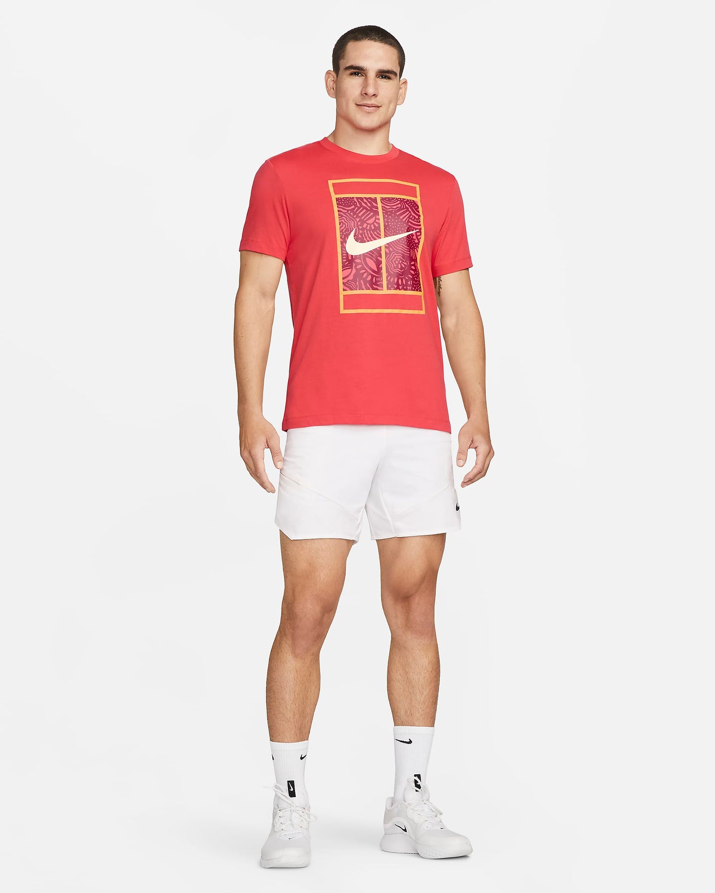 NikeCourt Dri-FIT T-shirt | Track Red