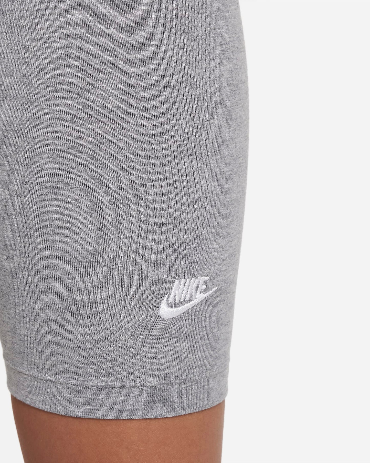 Nike Older Girls' 18cm Biker Shorts | Carbon Heather