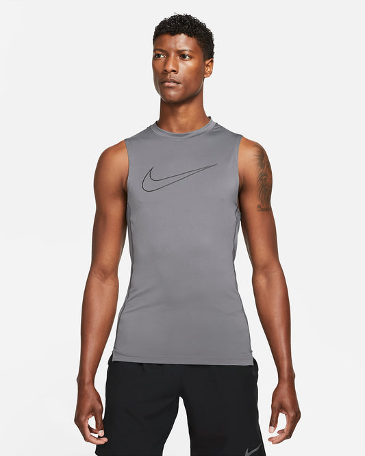 Nike Pro Dri-FIT Tight-Fit Sleeveless Top | Iron Grey