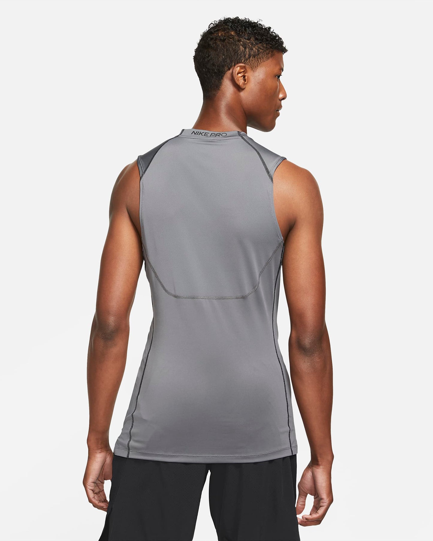 Nike Pro Dri-FIT Tight-Fit Sleeveless Top | Iron Grey