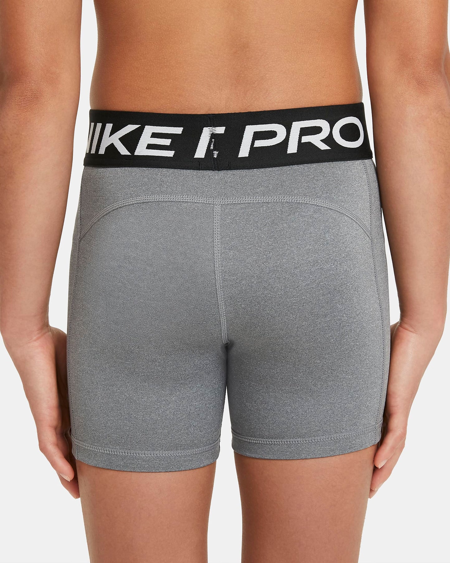 Nike Pro Older Girls' 10cm Shorts | Carbon Heather