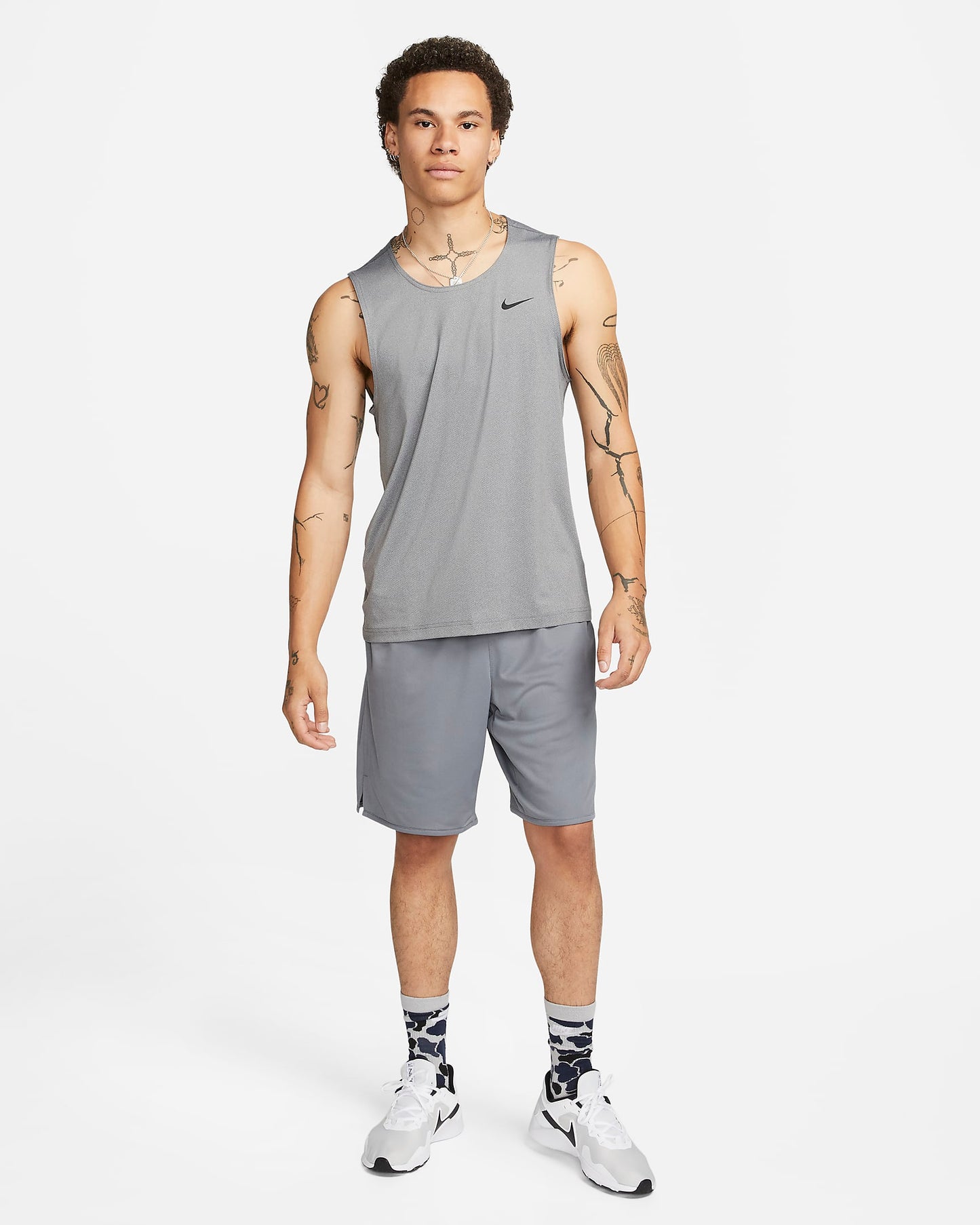 Nike Ready Men's Dri-FIT Fitness Tank Top | Smoke Grey