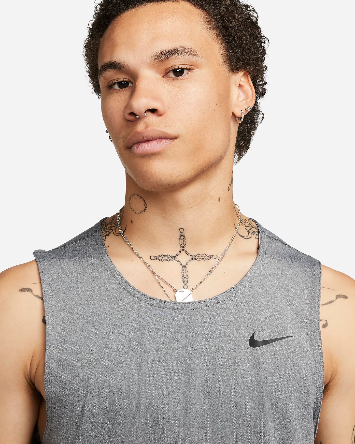 Nike Ready Men's Dri-FIT Fitness Tank Top | Smoke Grey