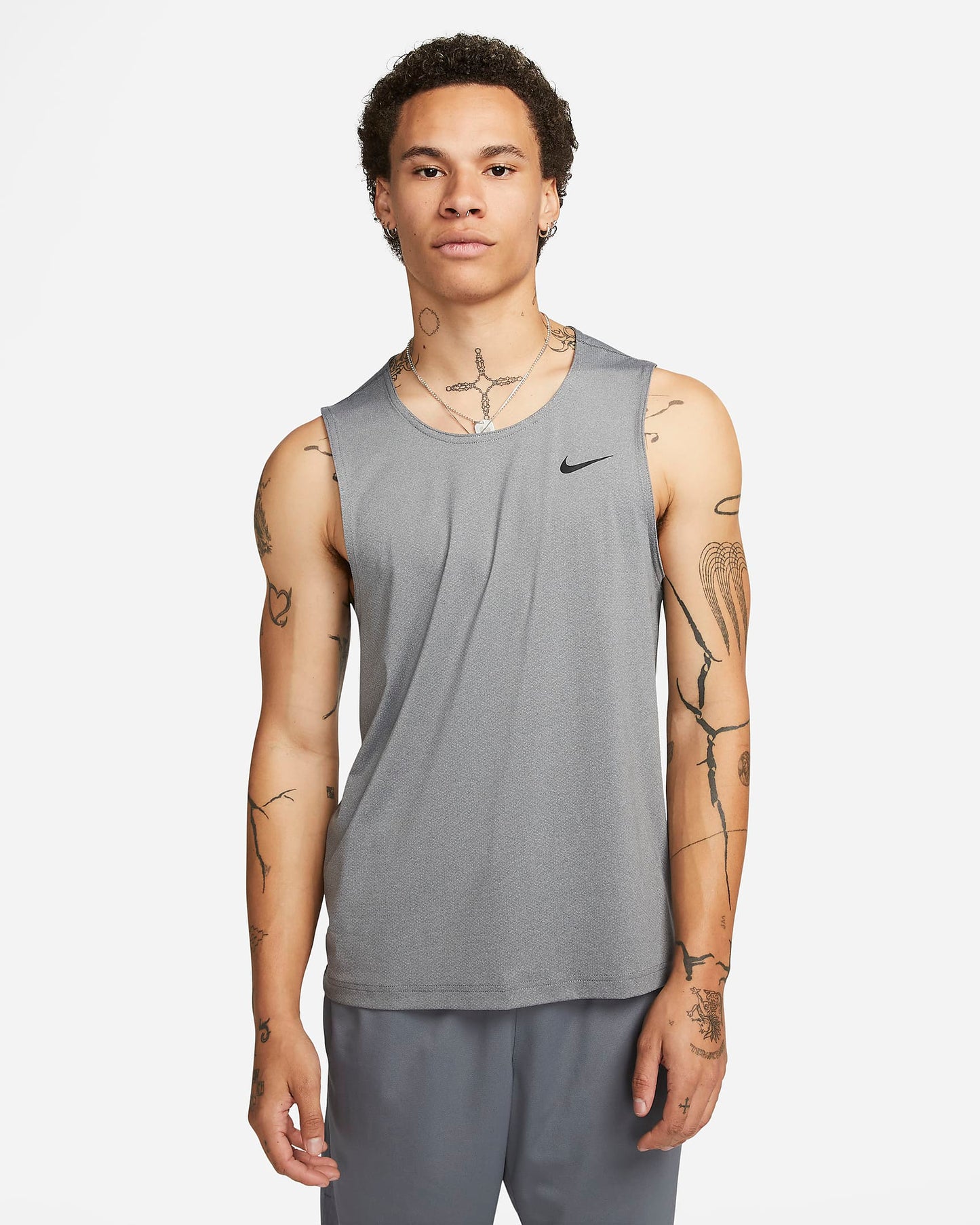 Nike Ready Men's Dri-FIT Fitness Tank Top | Smoke Grey