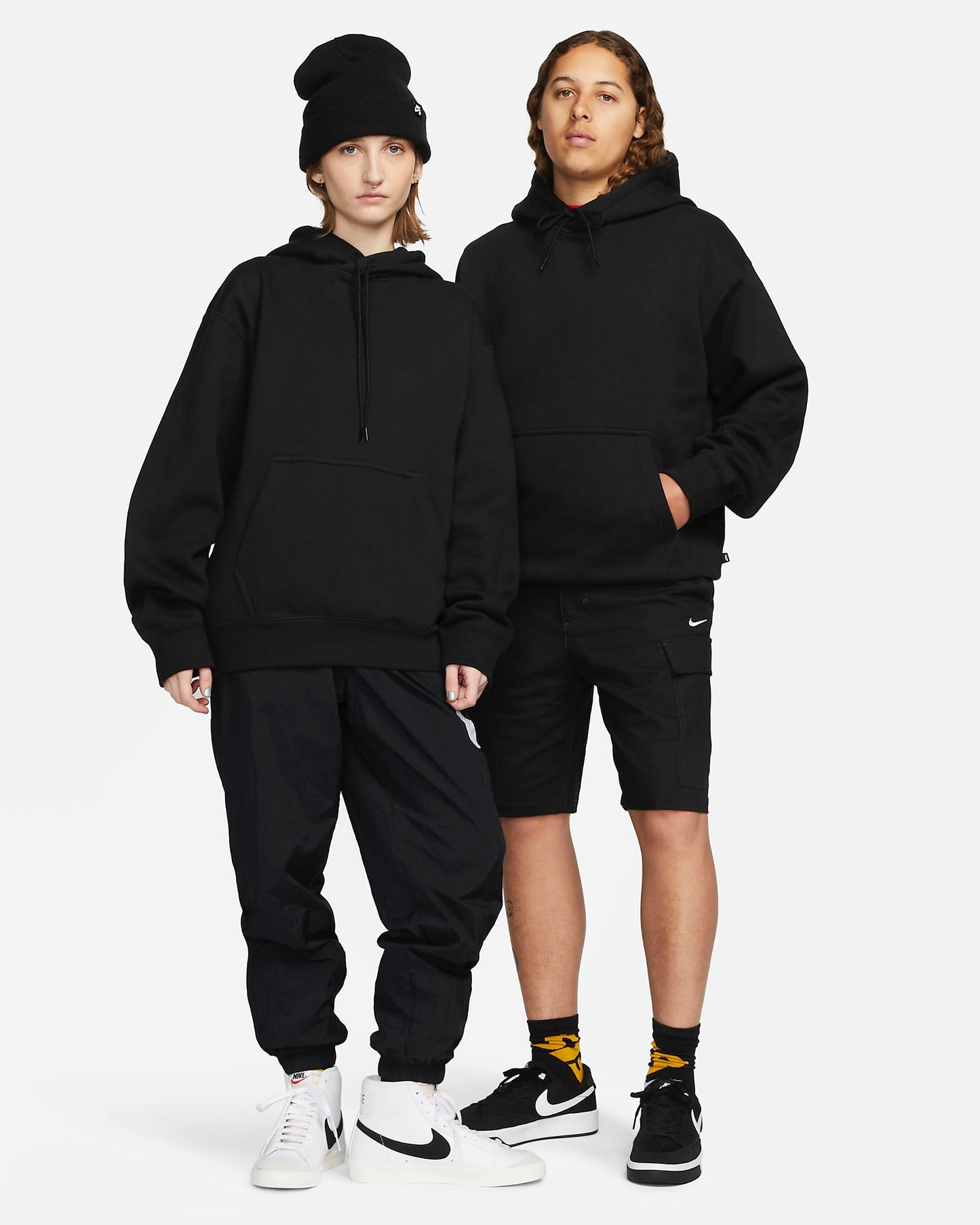 Nike SB Fleece Pullover Skate Hoodie | Black