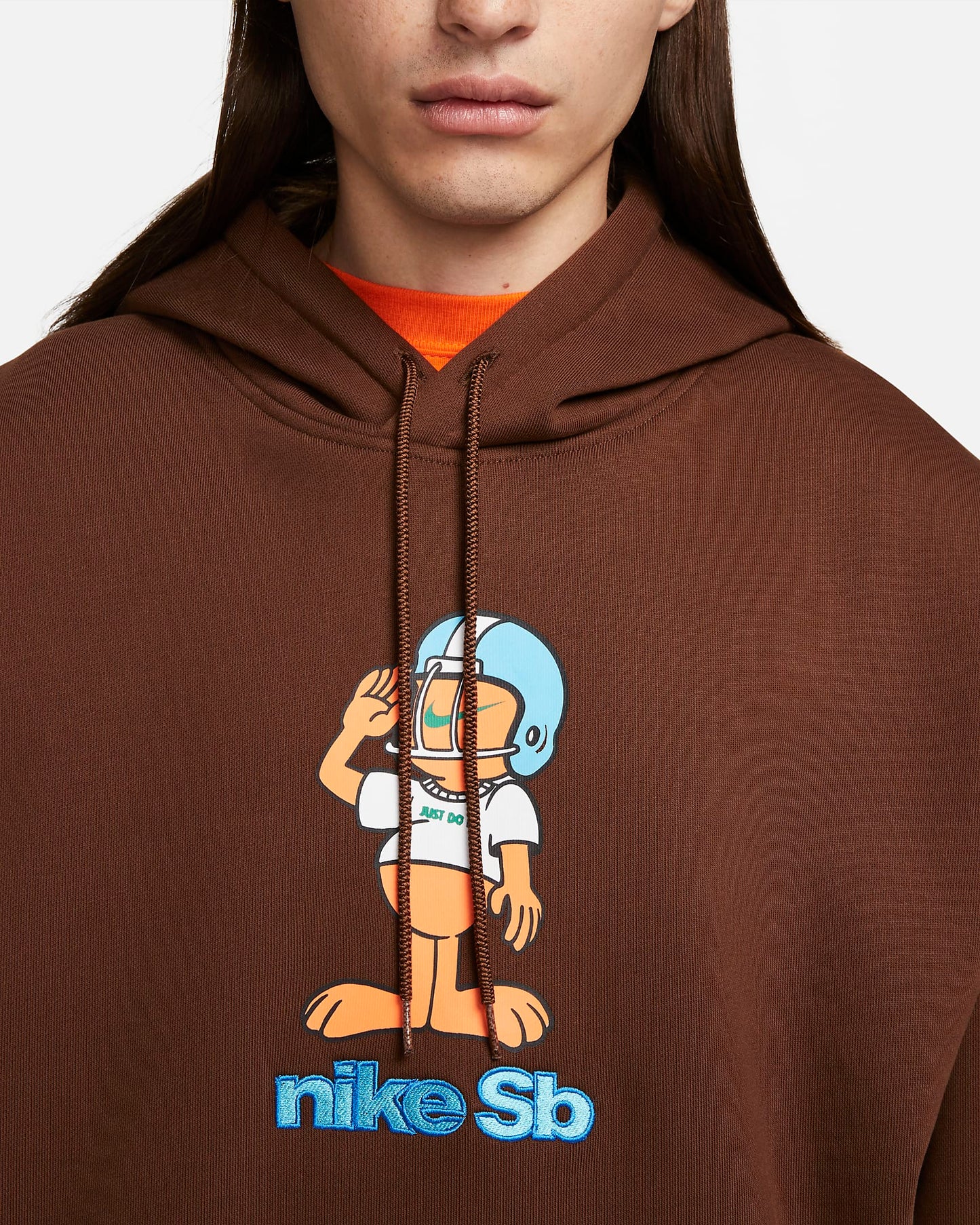 Nike SB Fleece Skate Pullover Hoodie | Brown