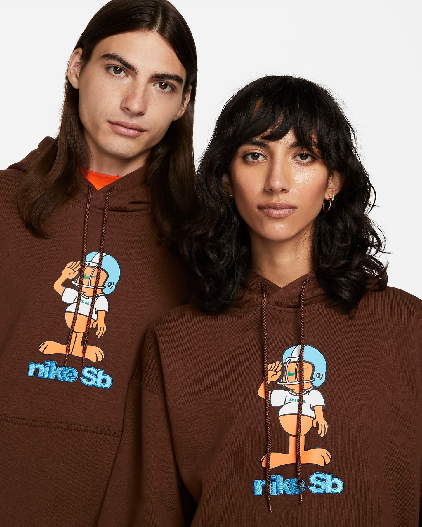 Nike SB Fleece Skate Pullover Hoodie | Brown