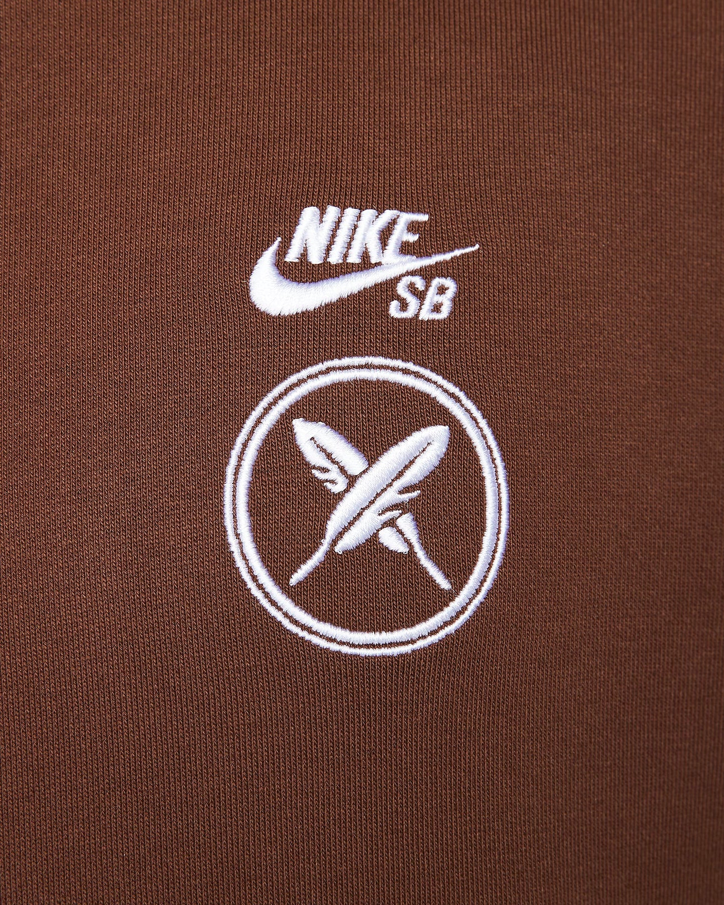 Nike SB Fleece Skate Pullover Hoodie | Brown