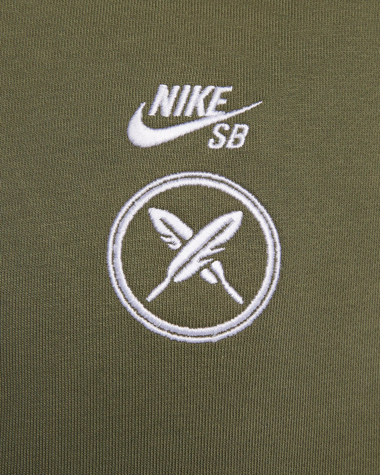 Nike SB Fleece Skate Pullover Hoodie | Medium Olive