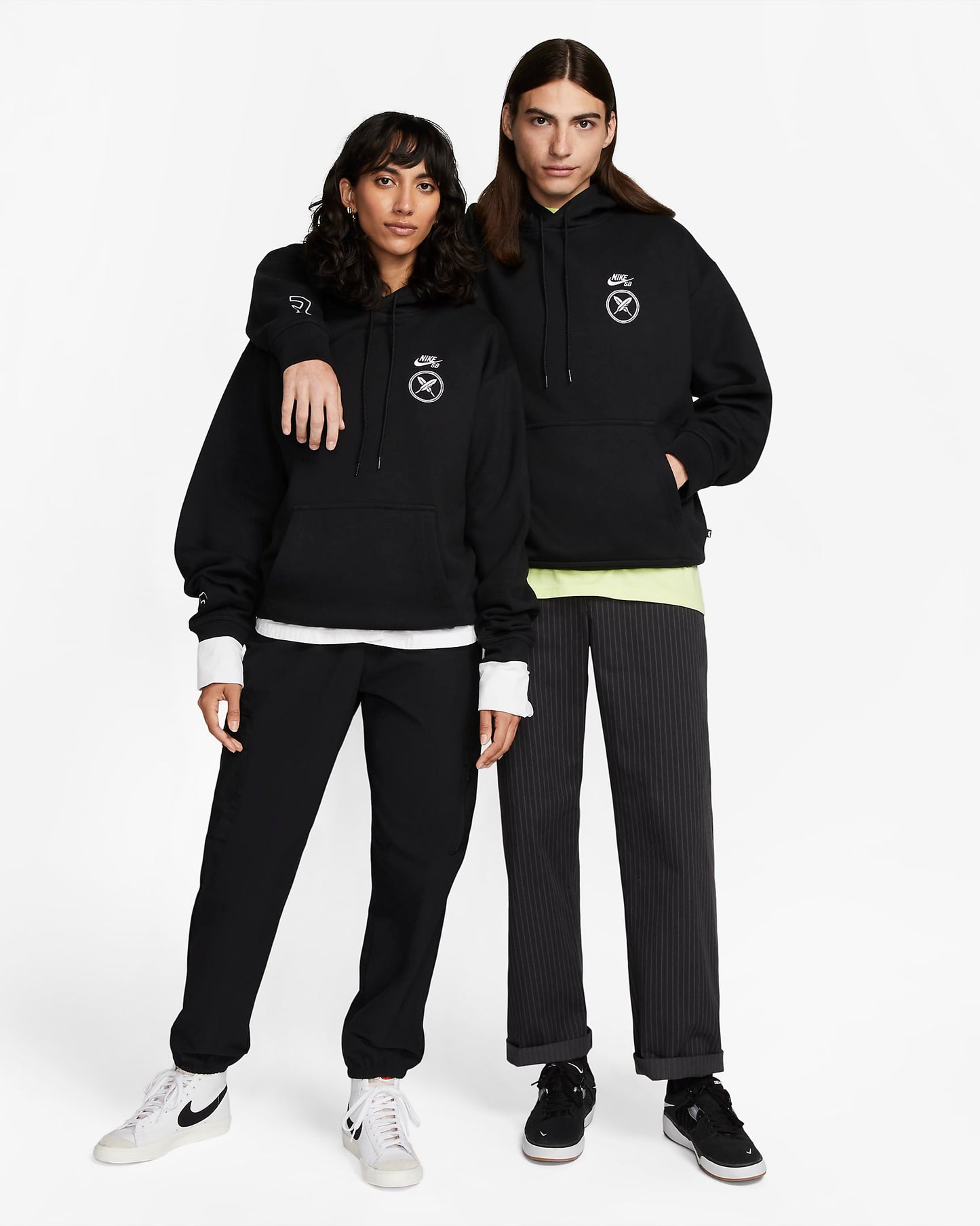 Nike SB Fleece Skate Pullover Hoodie | Black