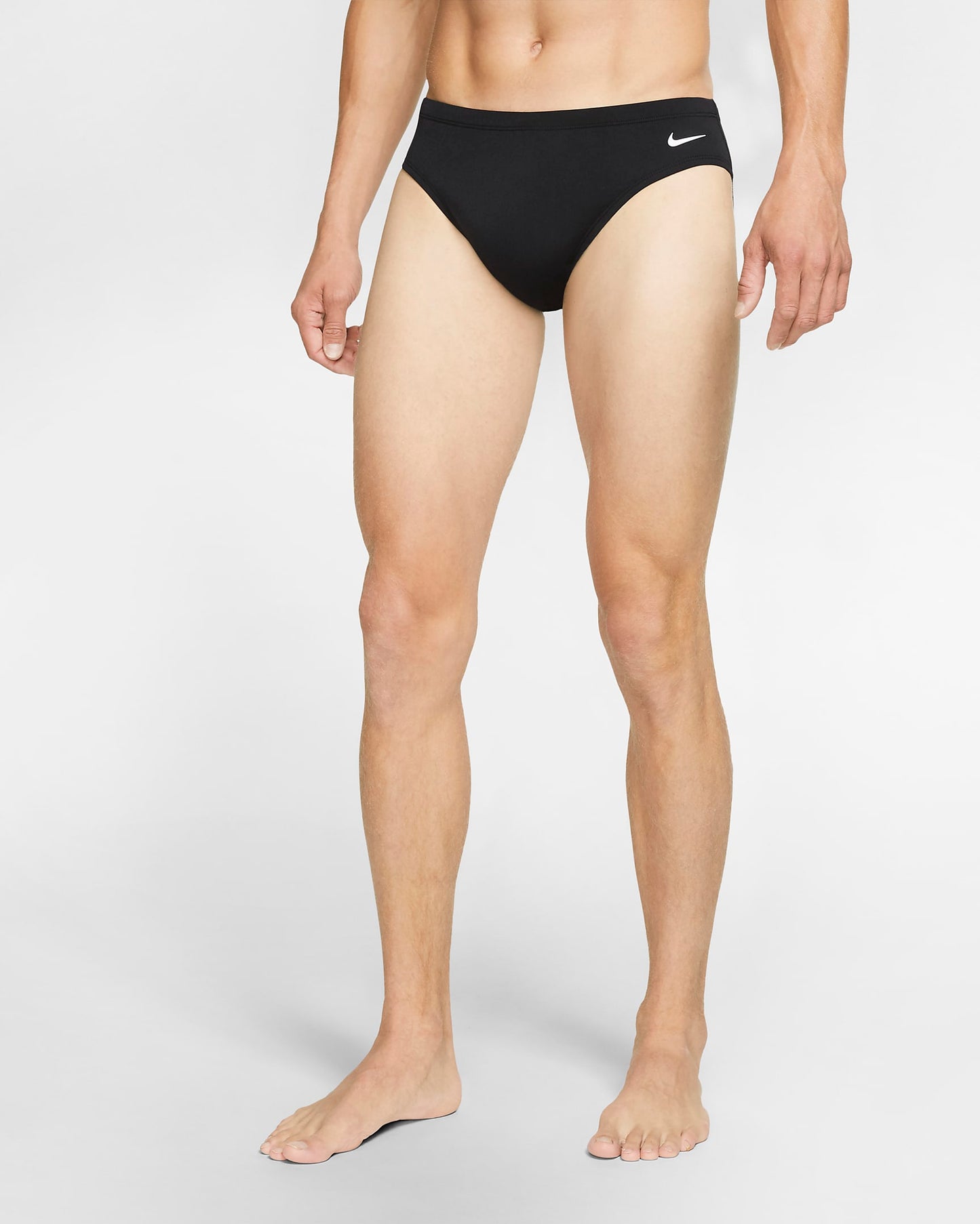Nike Solid Men's Swimming Briefs | Black
