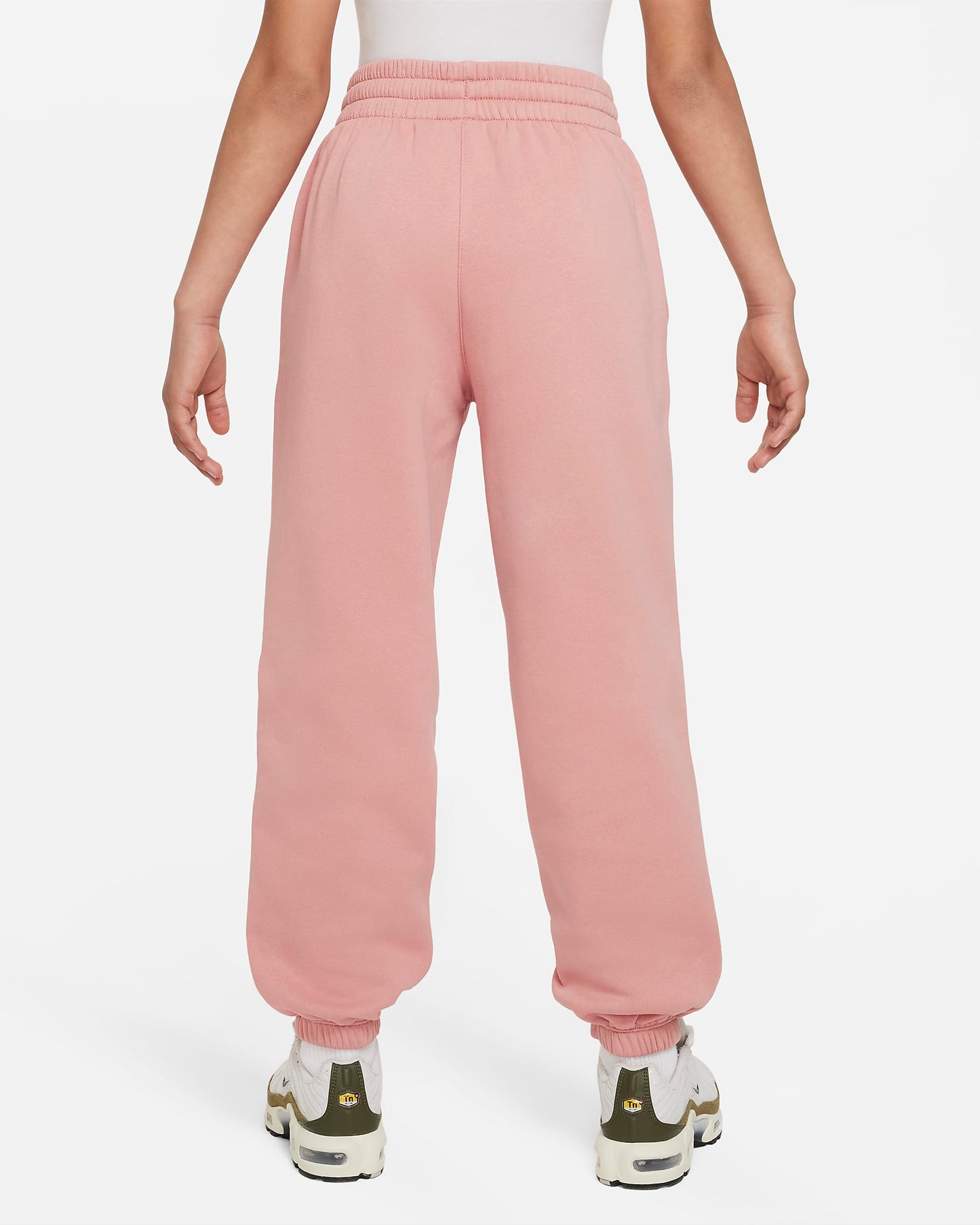 Nike Sportswear Club Fleece Older Girls' Loose Trousers | Red Stardust