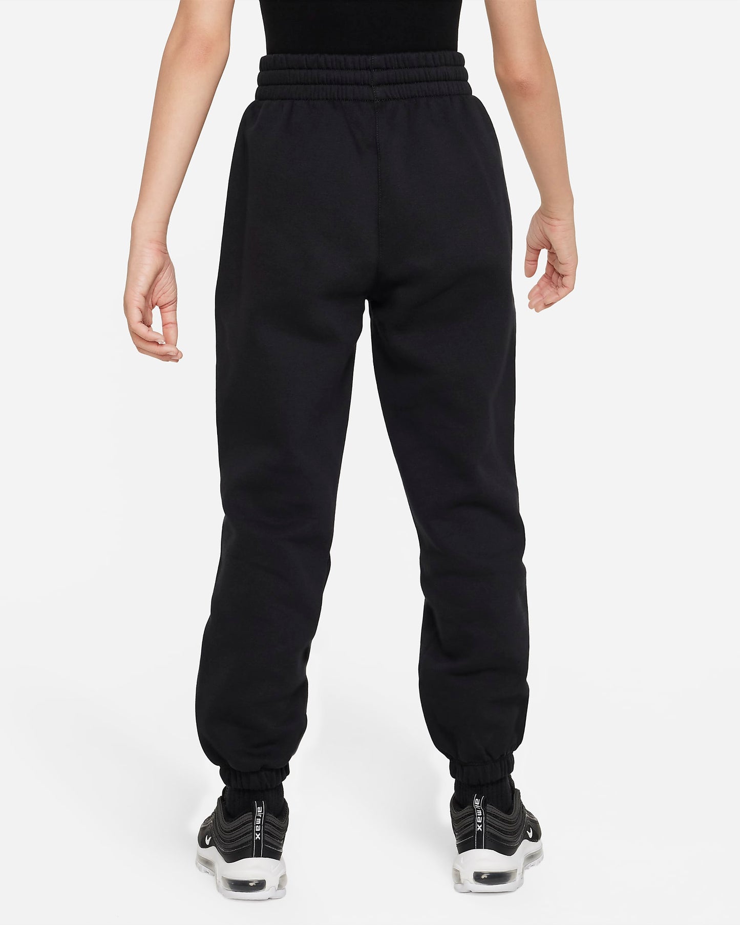 Nike Sportswear Club Fleece Older Girls' Loose Trousers | Black