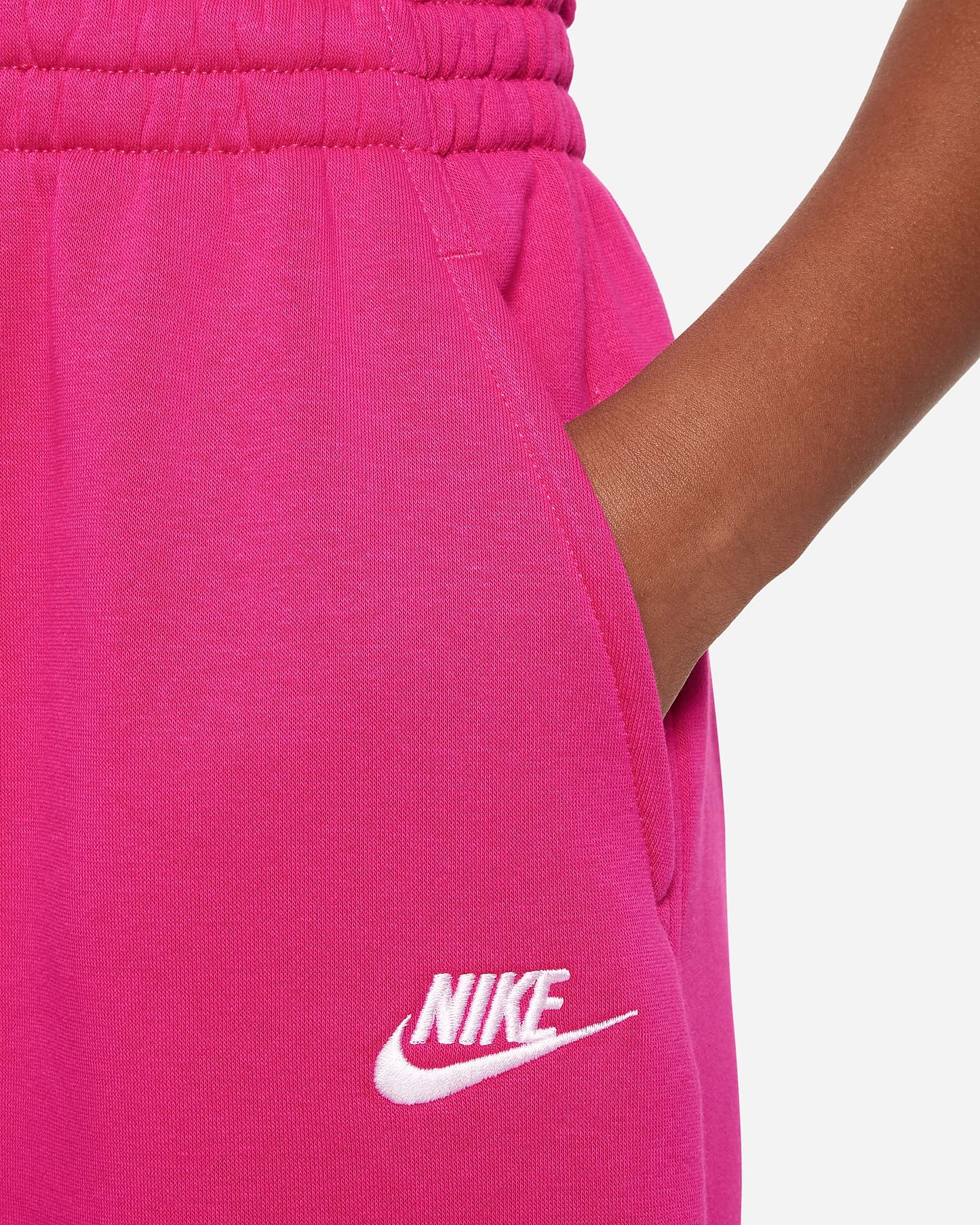 Nike Sportswear Club Fleece Older Girls' Loose Trousers | Fireberry