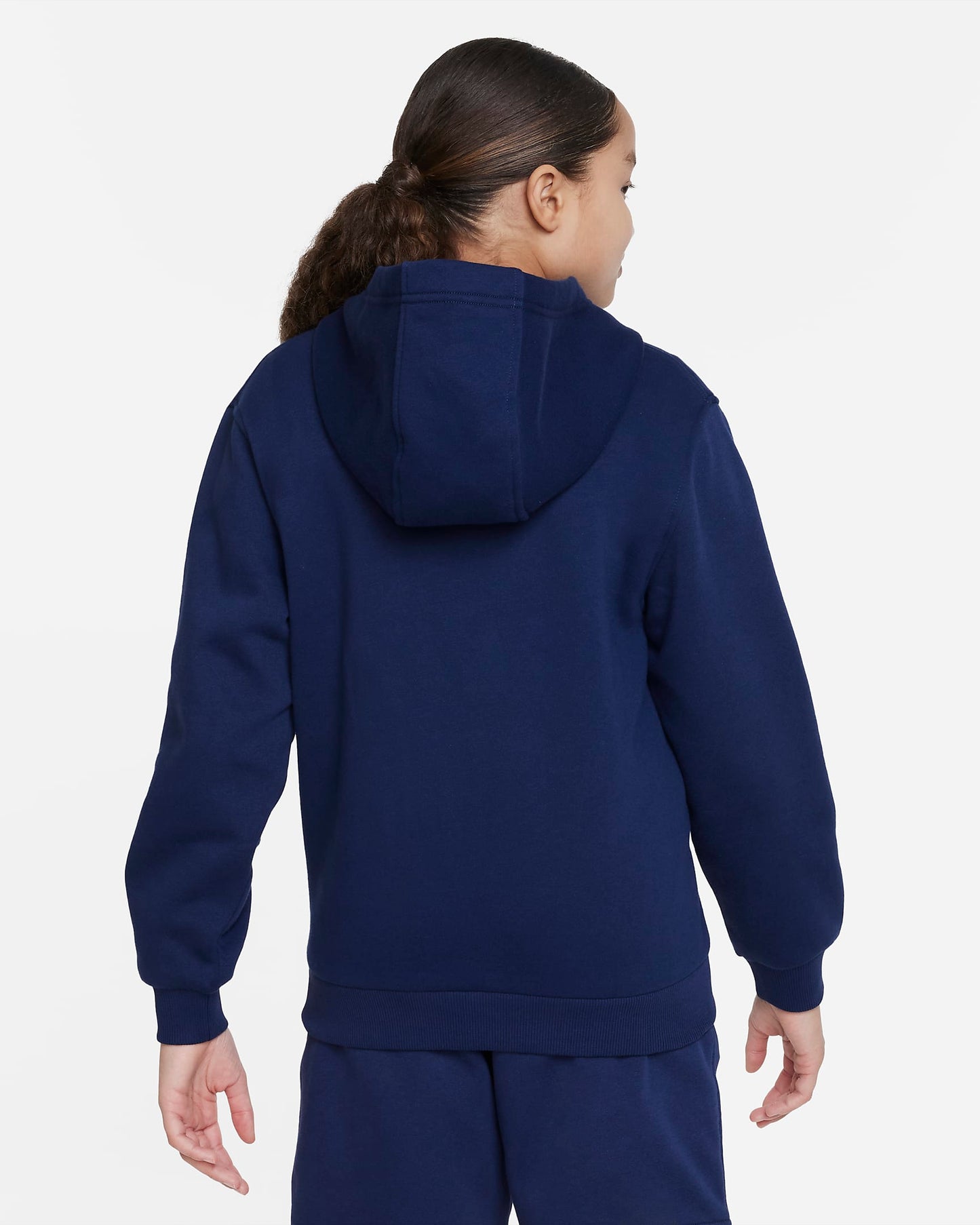 Nike Sportswear Club Fleece Older Kids' Pullover Hoodie | Midnight Navy