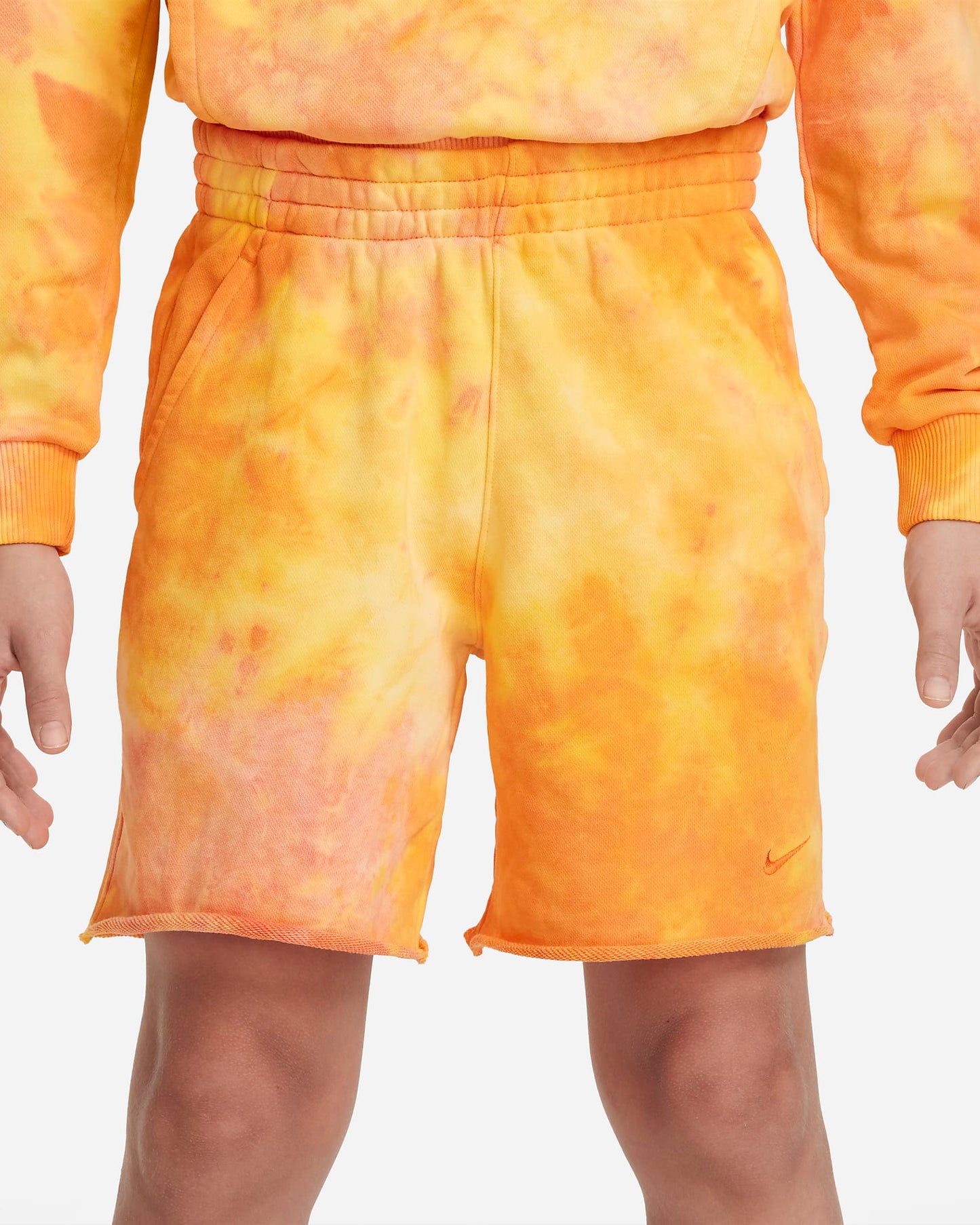 Nike Sportswear Club Fleece Older Kids' Shorts | Vivid Orange