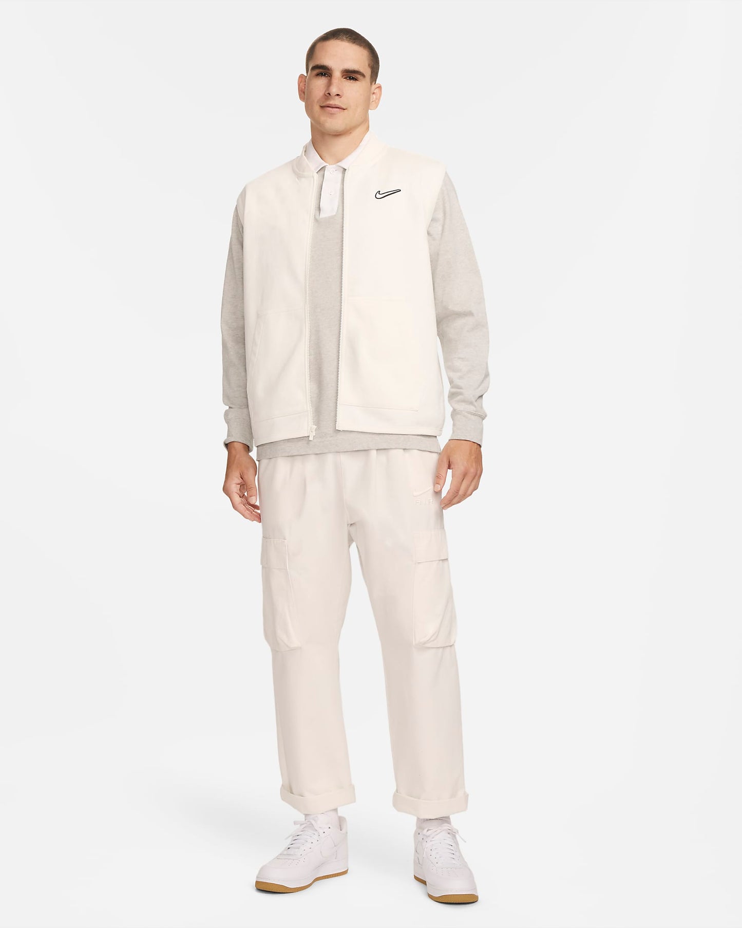 Nike Sportswear Men's Fleece Gilet | Sail