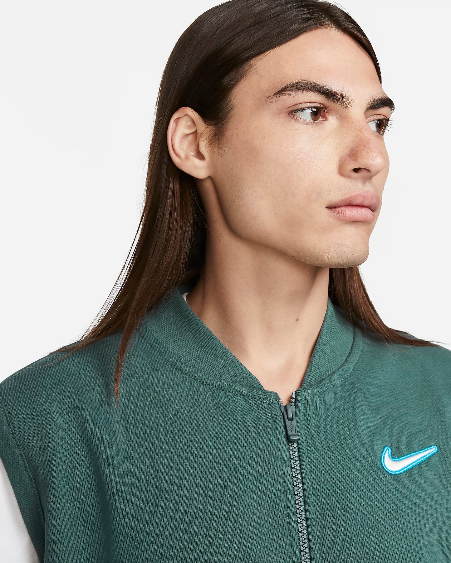 Nike Sportswear Men's Fleece Gilet | Faded Spruce