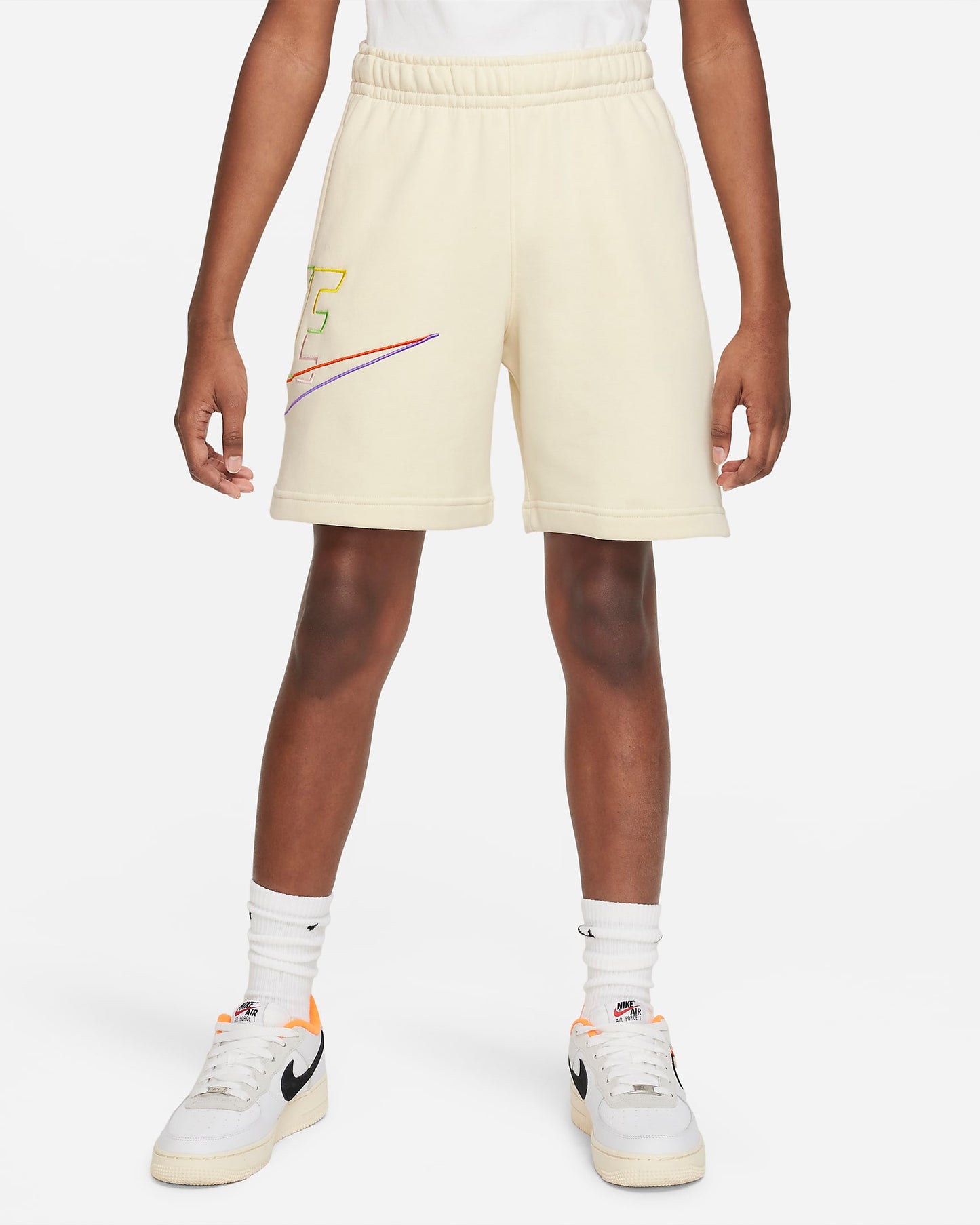 Nike Sportswear Older Boys' Shorts | Coconut Milk