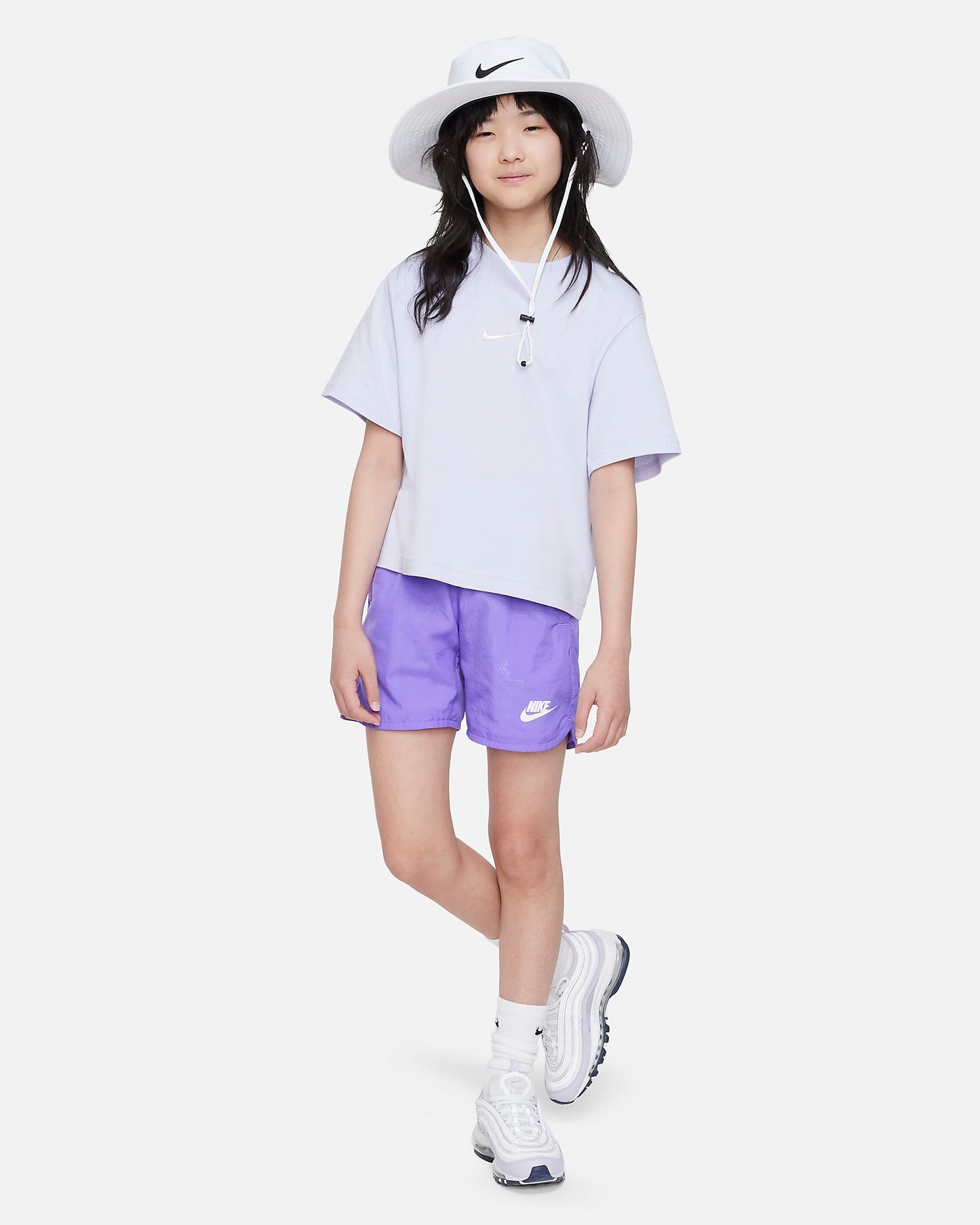 Nike Sportswear Older Kids' (Girls') T-Shirt | Oxygen Purple