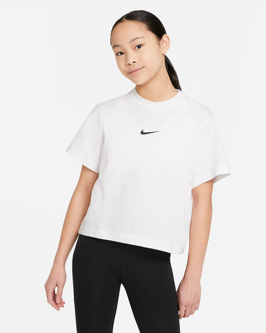 Nike Sportswear Older Kids' (Girls') T-Shirt | White