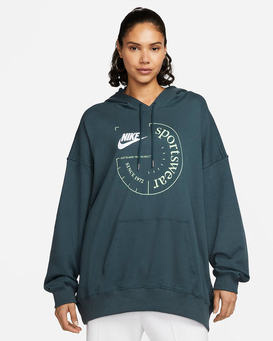 Nike Sportswear Oversized Pullover Hoodie | Deep Jungle