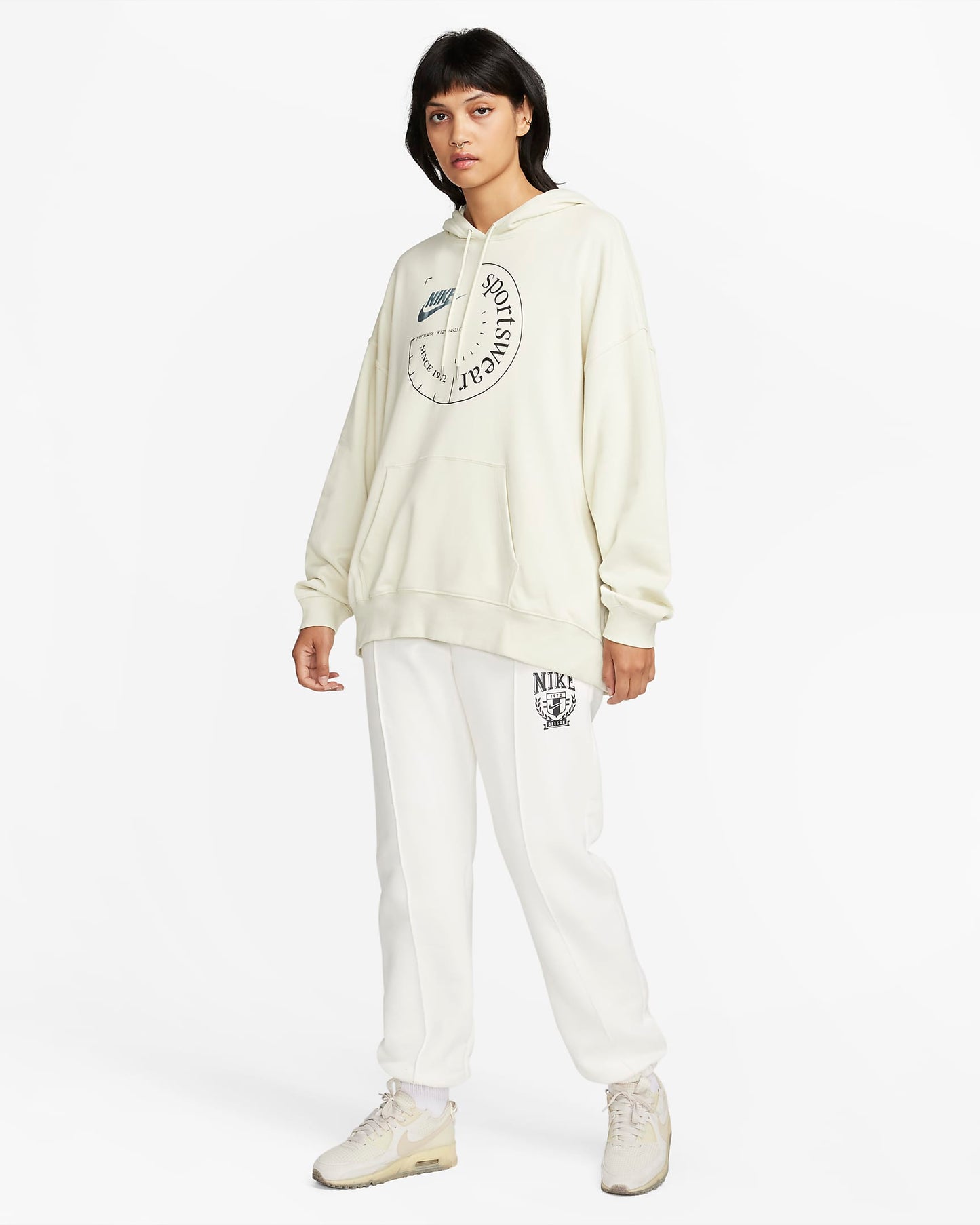 Nike Sportswear Oversized Pullover Hoodie | Sea Glass