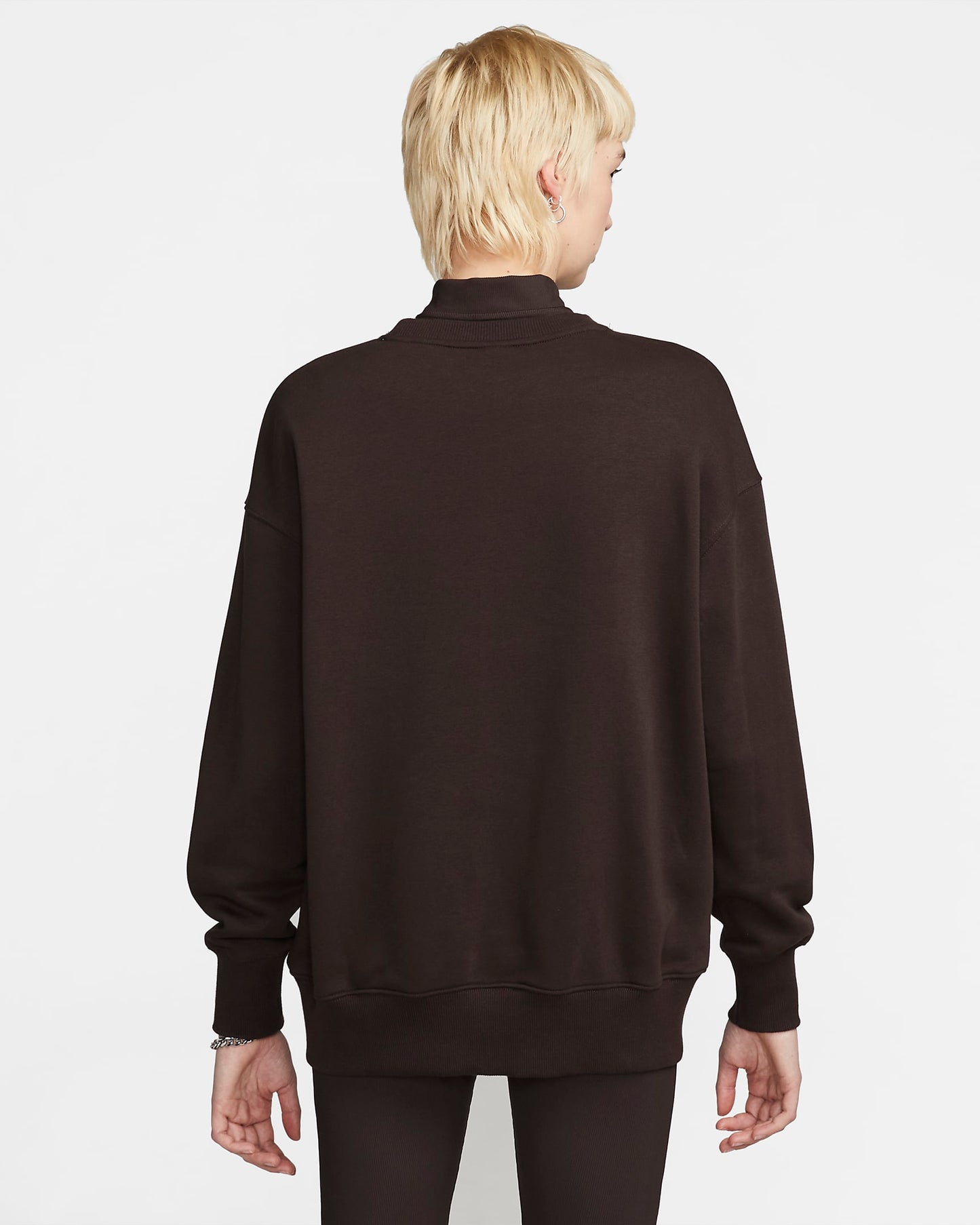 Nike Sportswear Oversized Sports Utility Crew-Neck Sweatshirt | Velvet Brown