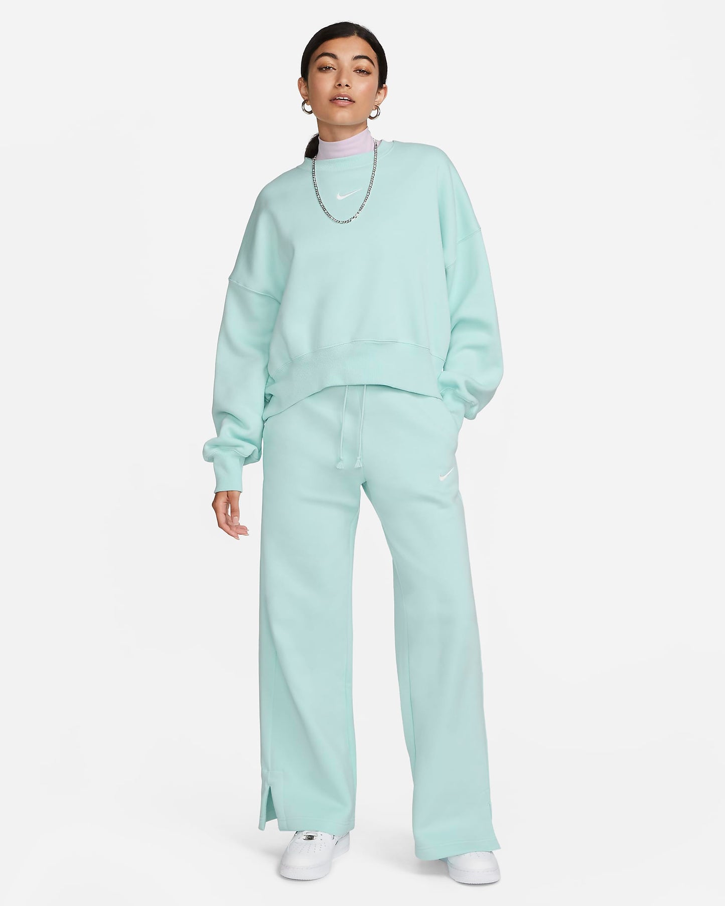 Nike Sportswear Phoenix Fleece Wide-Leg | Jade Ice