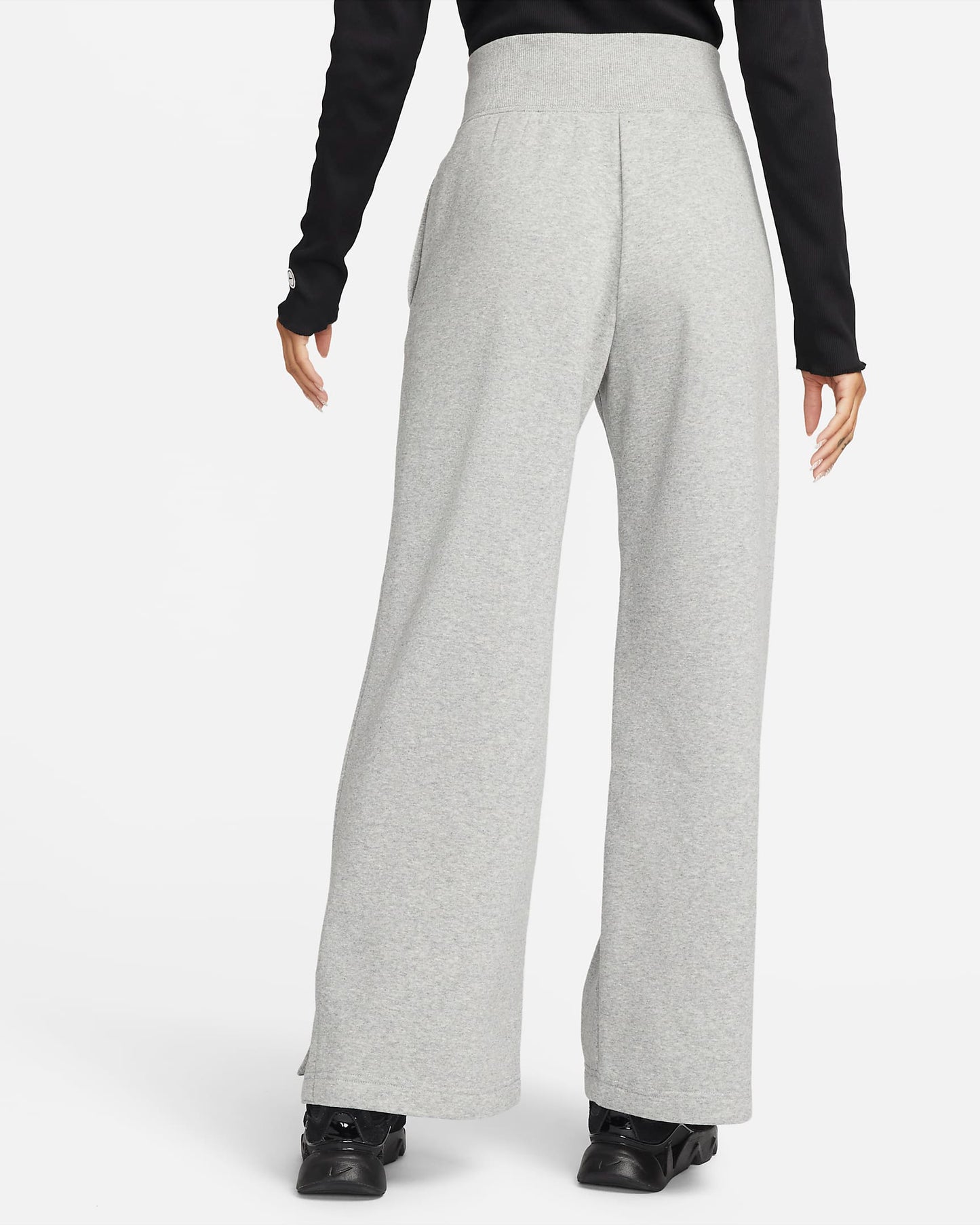 Nike Sportswear Phoenix Fleece Wide-Leg | Dark Grey Heather