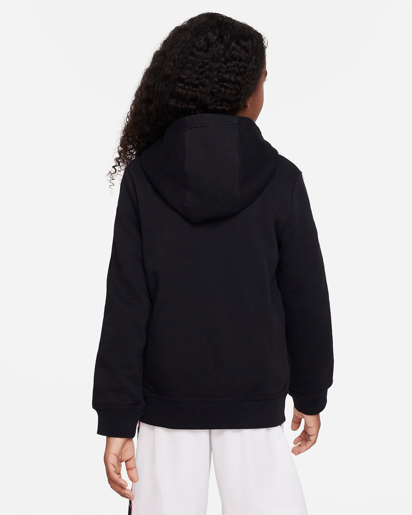 Nike Sportswear Repeat Older Boys' Fleece Pullover Hoodie | Black