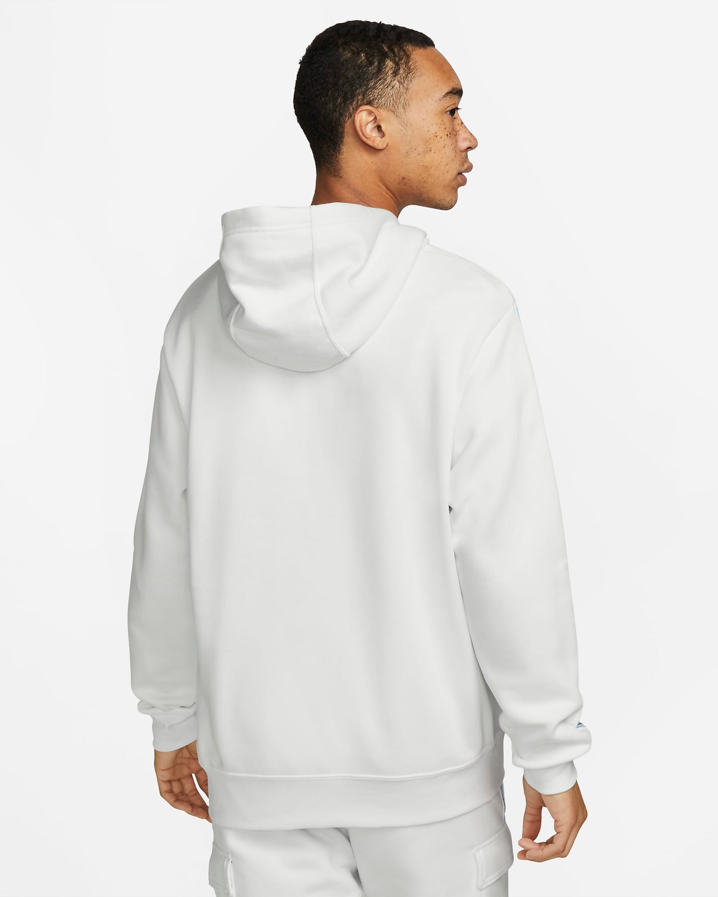 Nike Sportswear Repeat Pullover Fleece Hoodie | Summit White