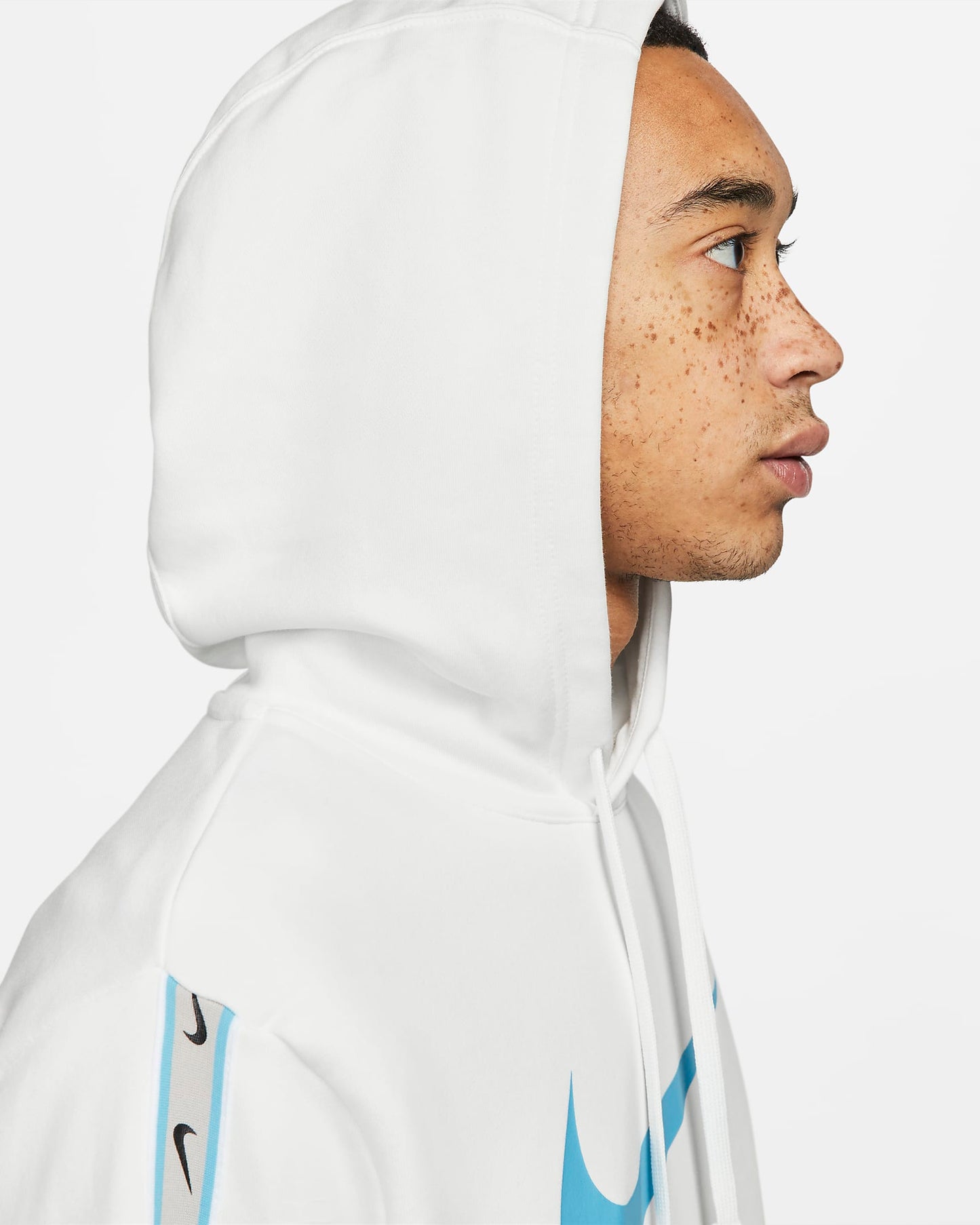 Nike Sportswear Repeat Pullover Fleece Hoodie | Summit White