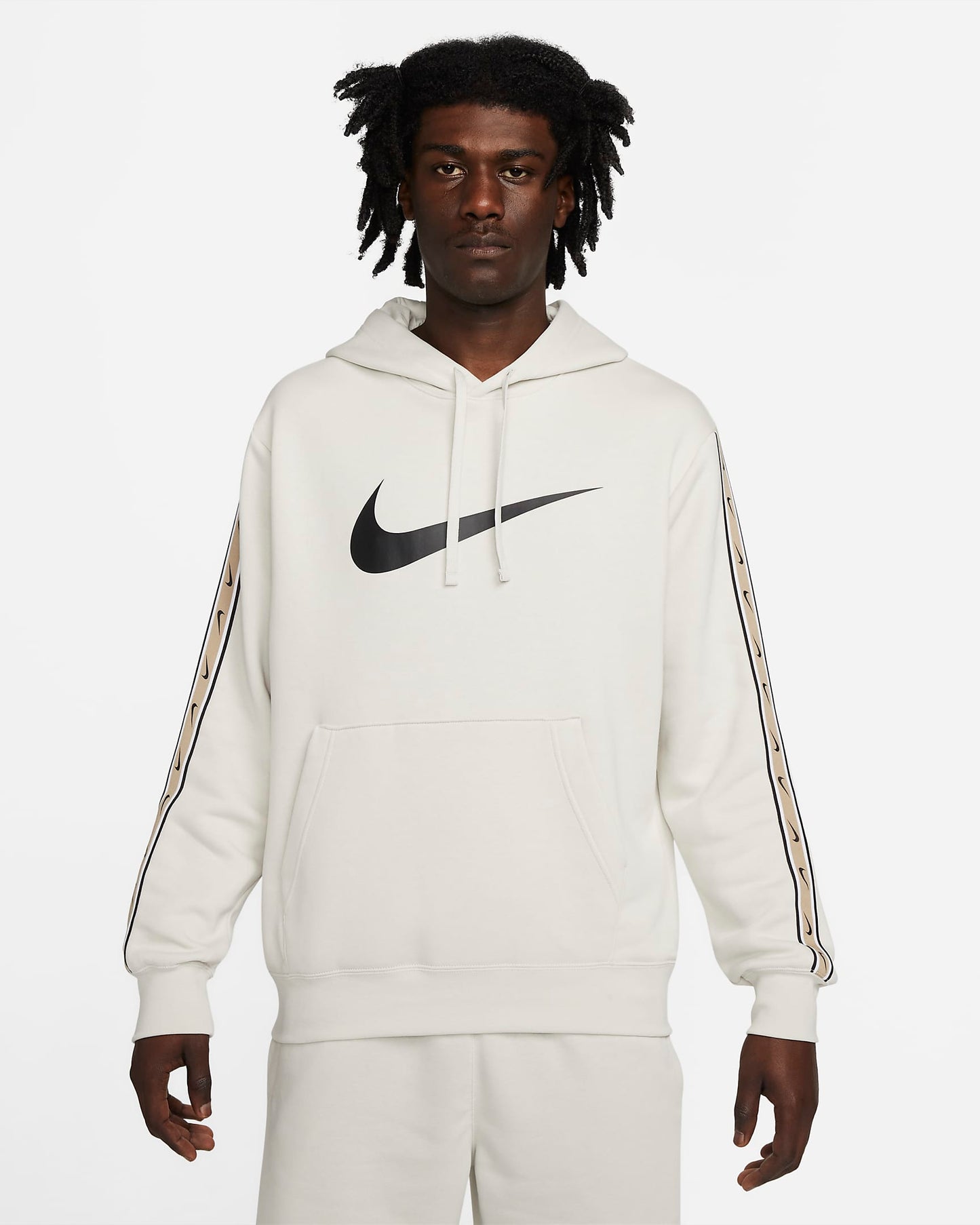 Nike Sportswear Repeat Pullover Fleece Hoodie | Light Bone