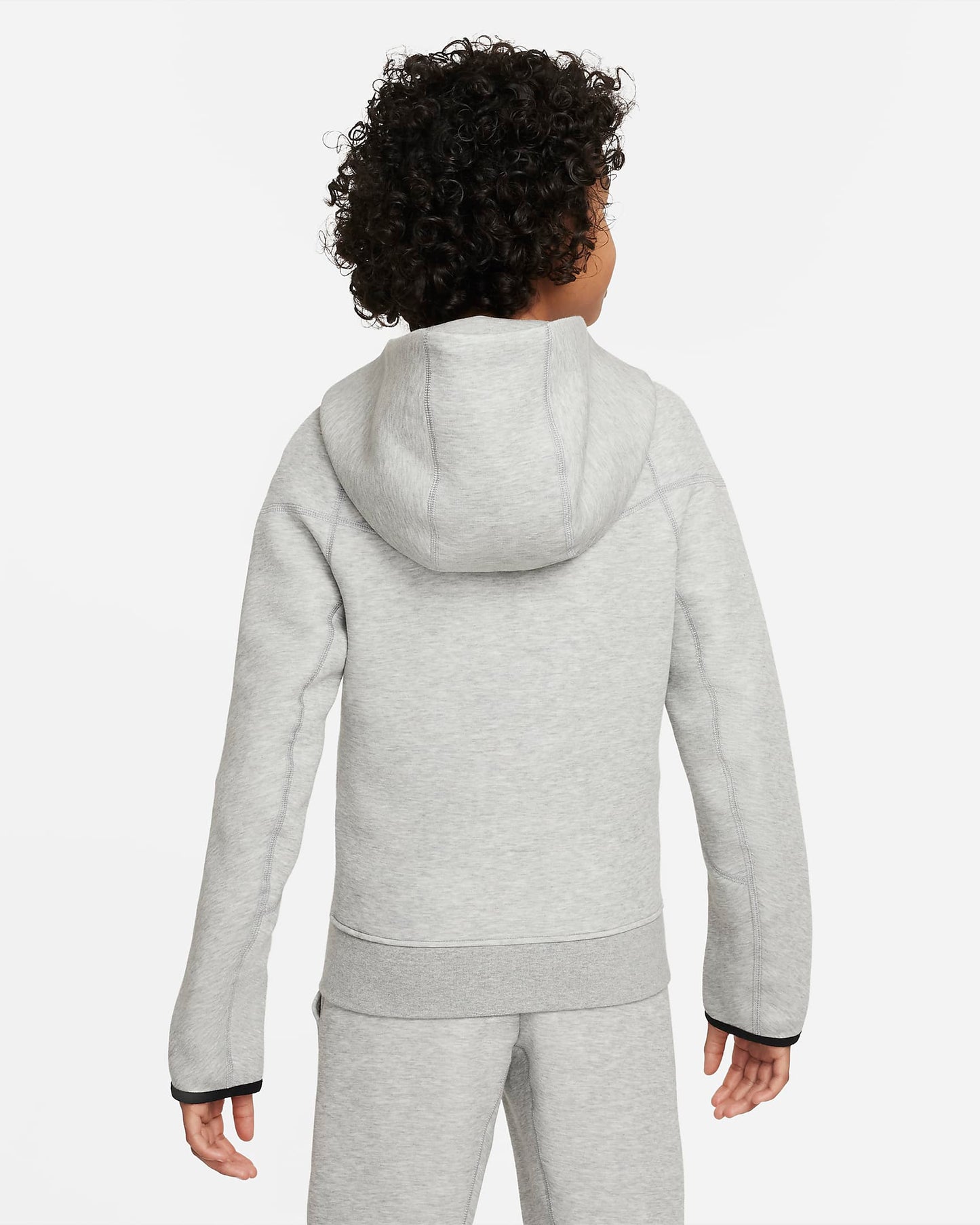 Nike Sportswear Tech Fleece Older Boys' Hoodie | Dark Grey Heather