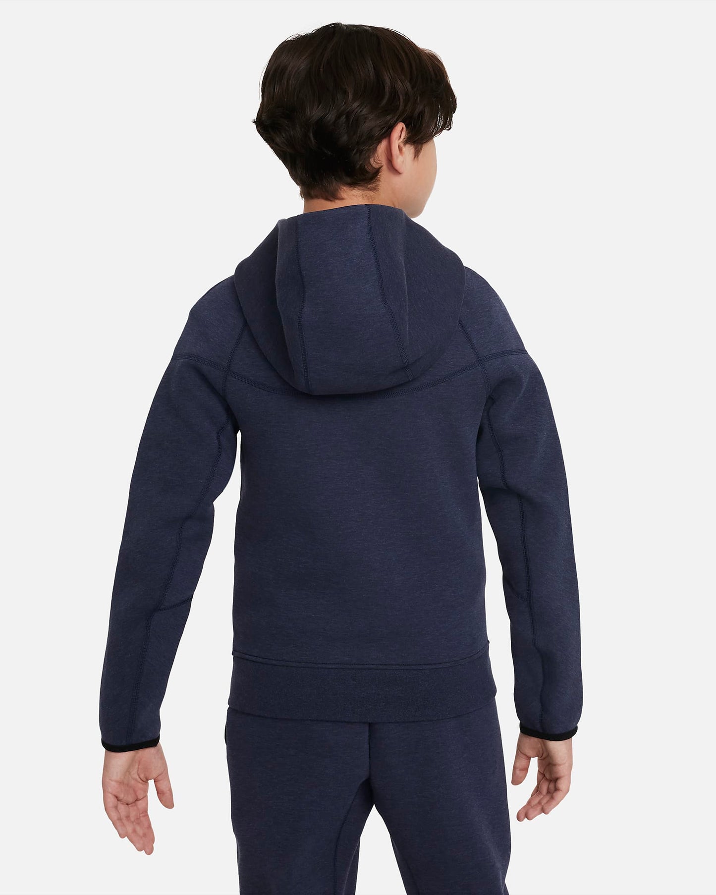 Nike Sportswear Tech Fleece Older Boys' Hoodie | Obsidian Heather