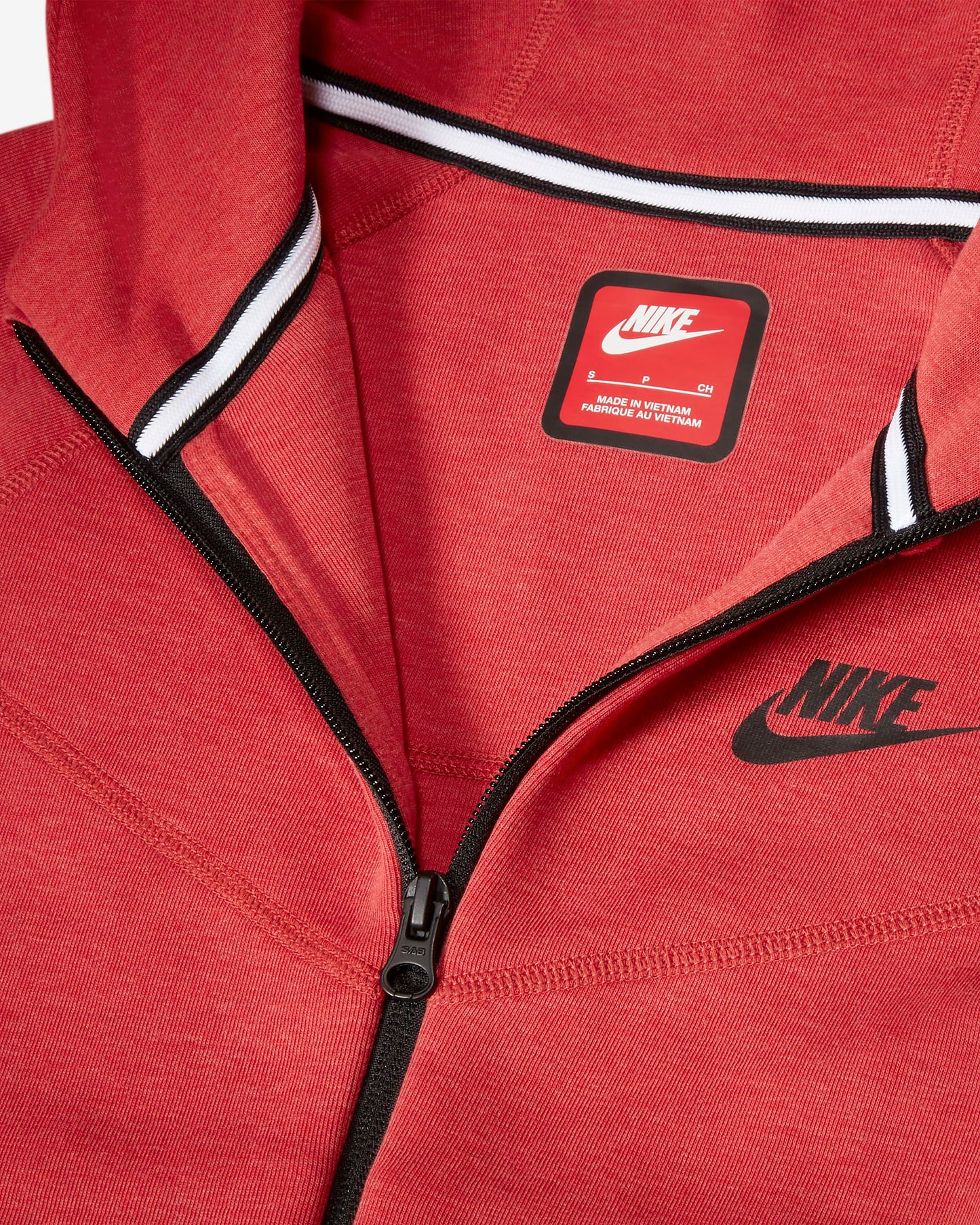 Nike Sportswear Tech Fleece Older Boys' Hoodie | Light University Red