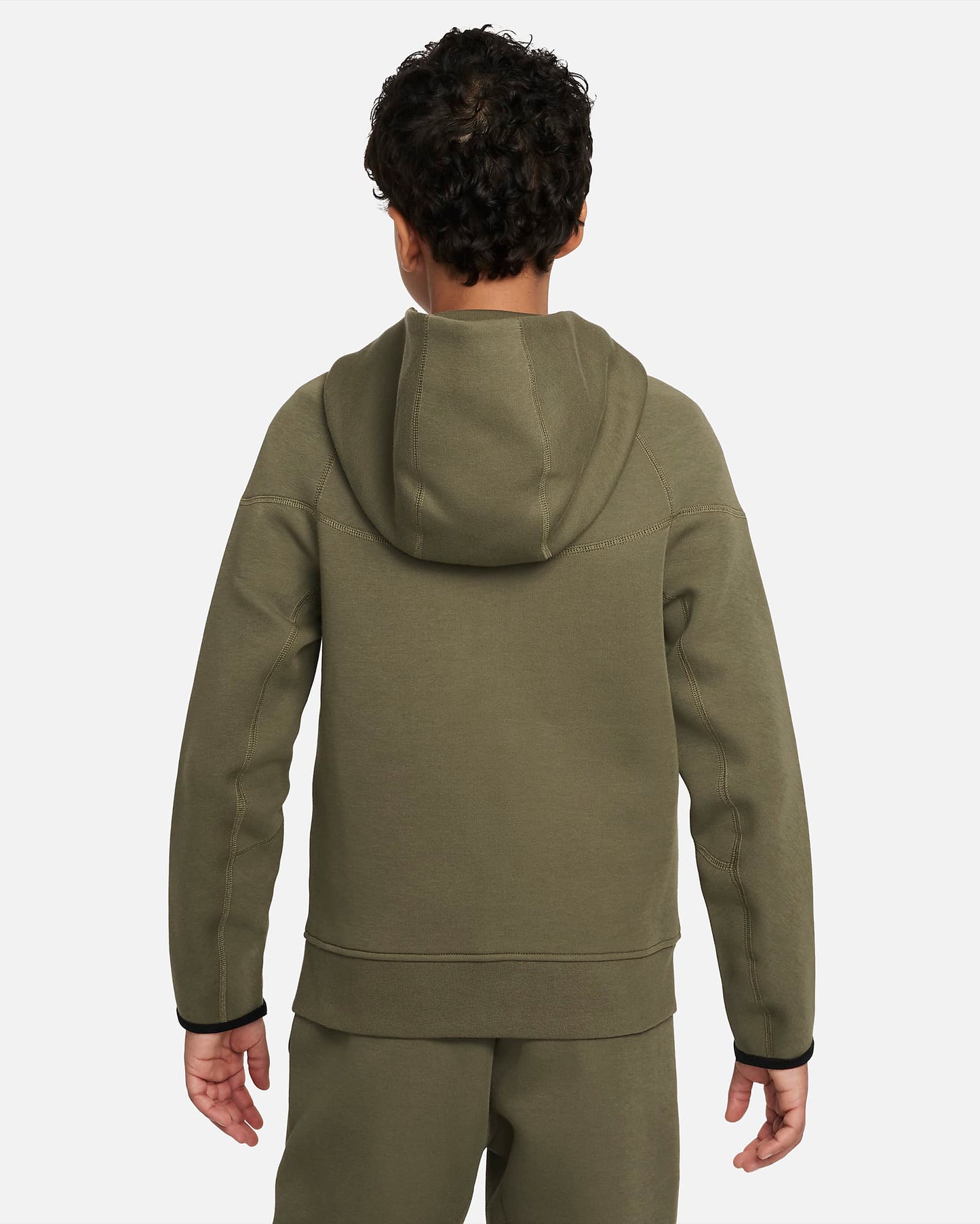 Nike Sportswear Tech Fleece Older Boys' Hoodie | Medium Olive