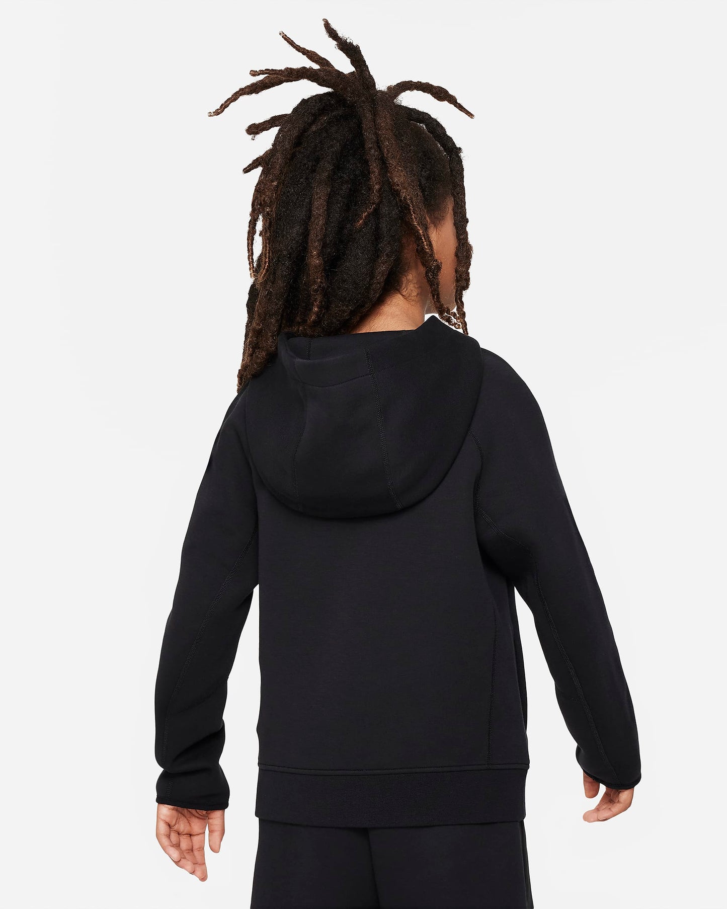 Nike Sportswear Tech Fleece Older Boys' Pullover Hoodie | Black