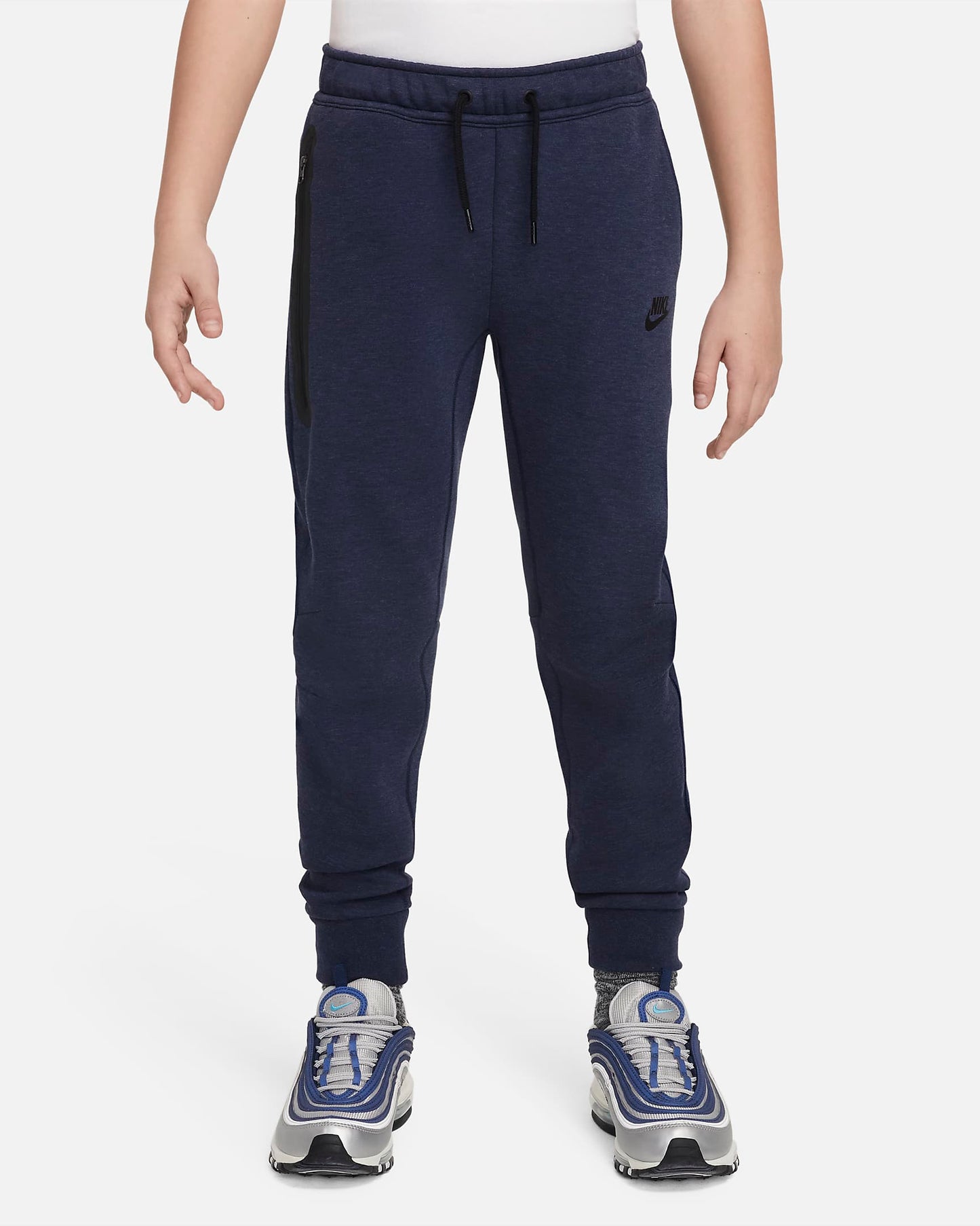 Nike Sportswear Tech Fleece Older Boys' Trousers | Obsidian Heather