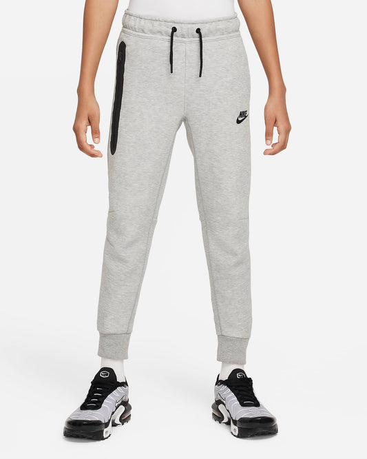 Nike Sportswear Tech Fleece Older Boys' Trousers | Dark Grey Heather