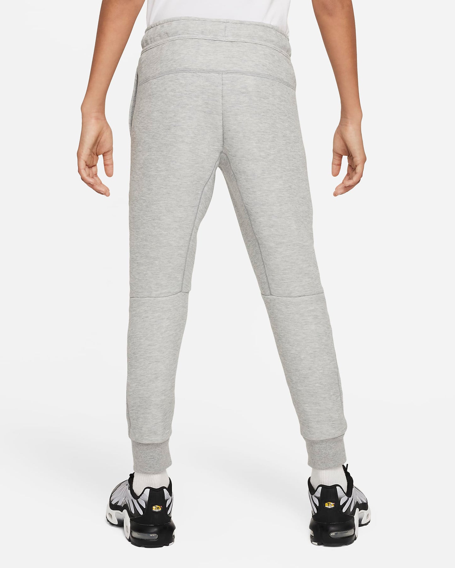 Nike Sportswear Tech Fleece Older Boys' Trousers | Dark Grey Heather