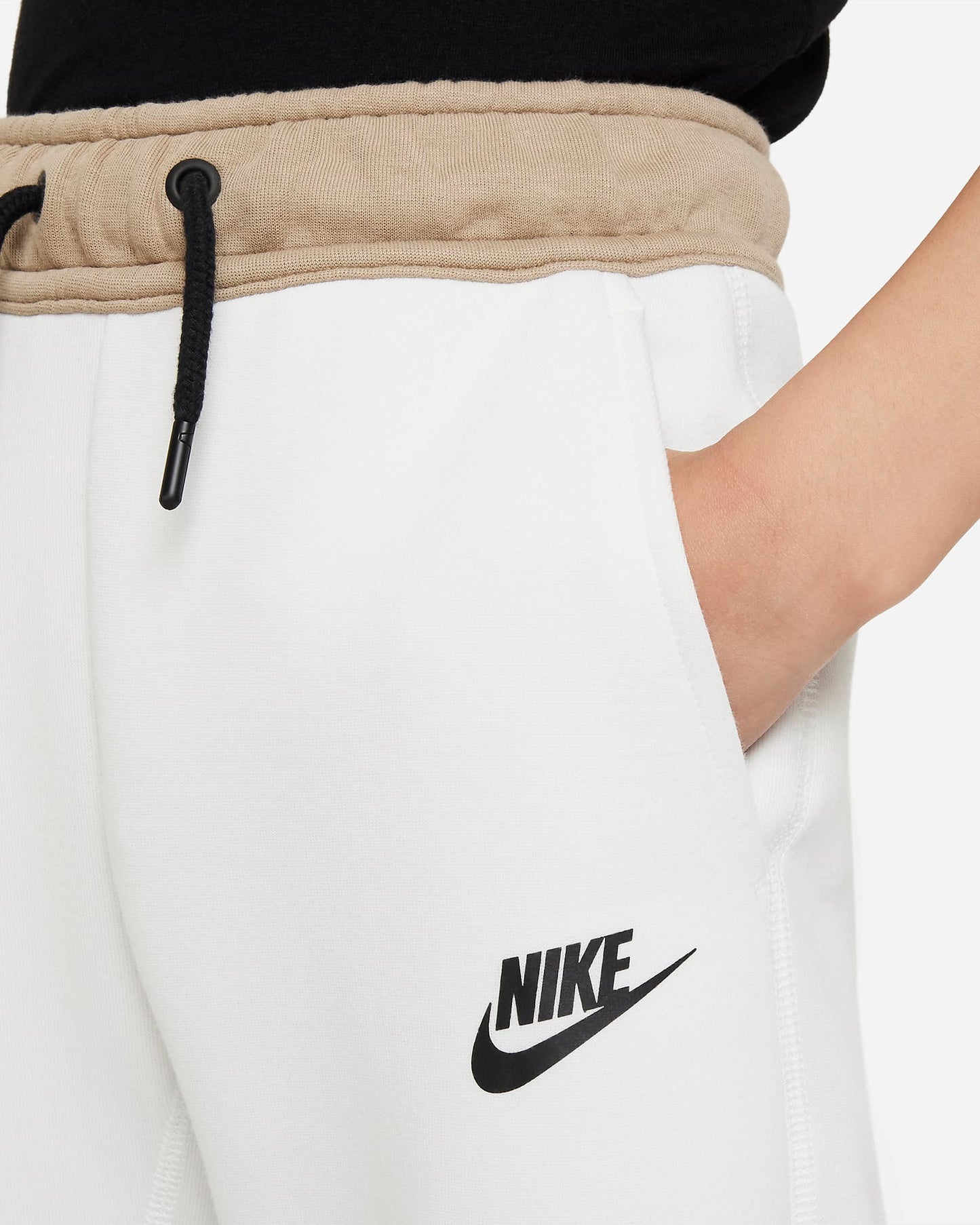 Nike Sportswear Tech Fleece Older Boys' Trousers | Summit White