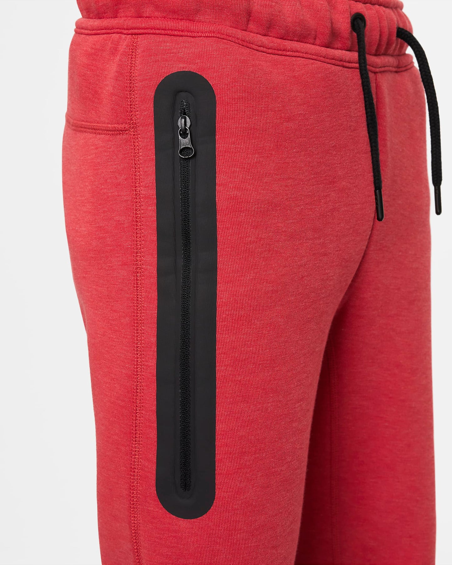 Nike Sportswear Tech Fleece Older Boys' Trousers | Light University Red Heather