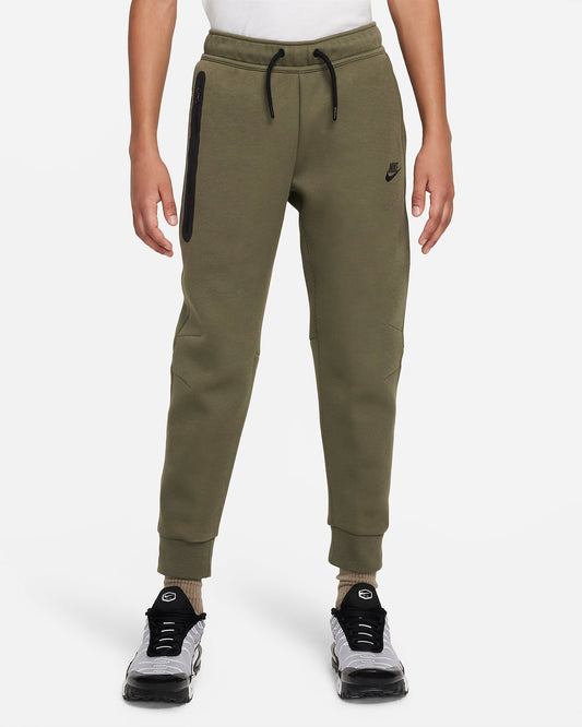 Nike Sportswear Tech Fleece Older Boys' Trousers | Medium Olive